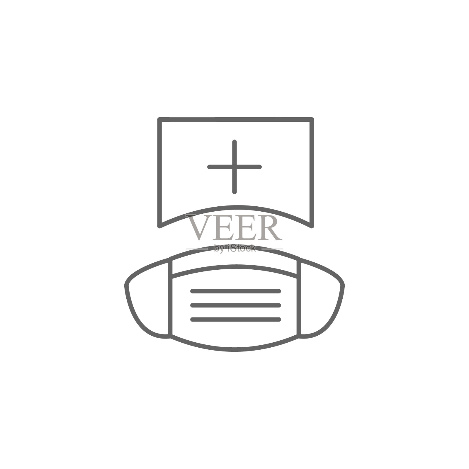 面具,医疗图标。元素医药图标。细线图标图标素材