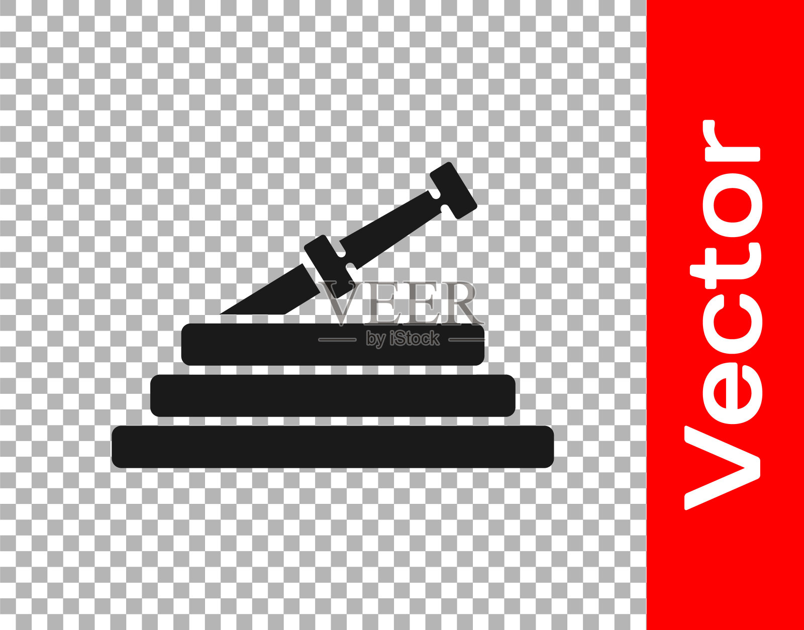 黑色花园软管或消防软管图标隔离在透明的背景。喷枪图标。灌溉设备。矢量图插画图片素材