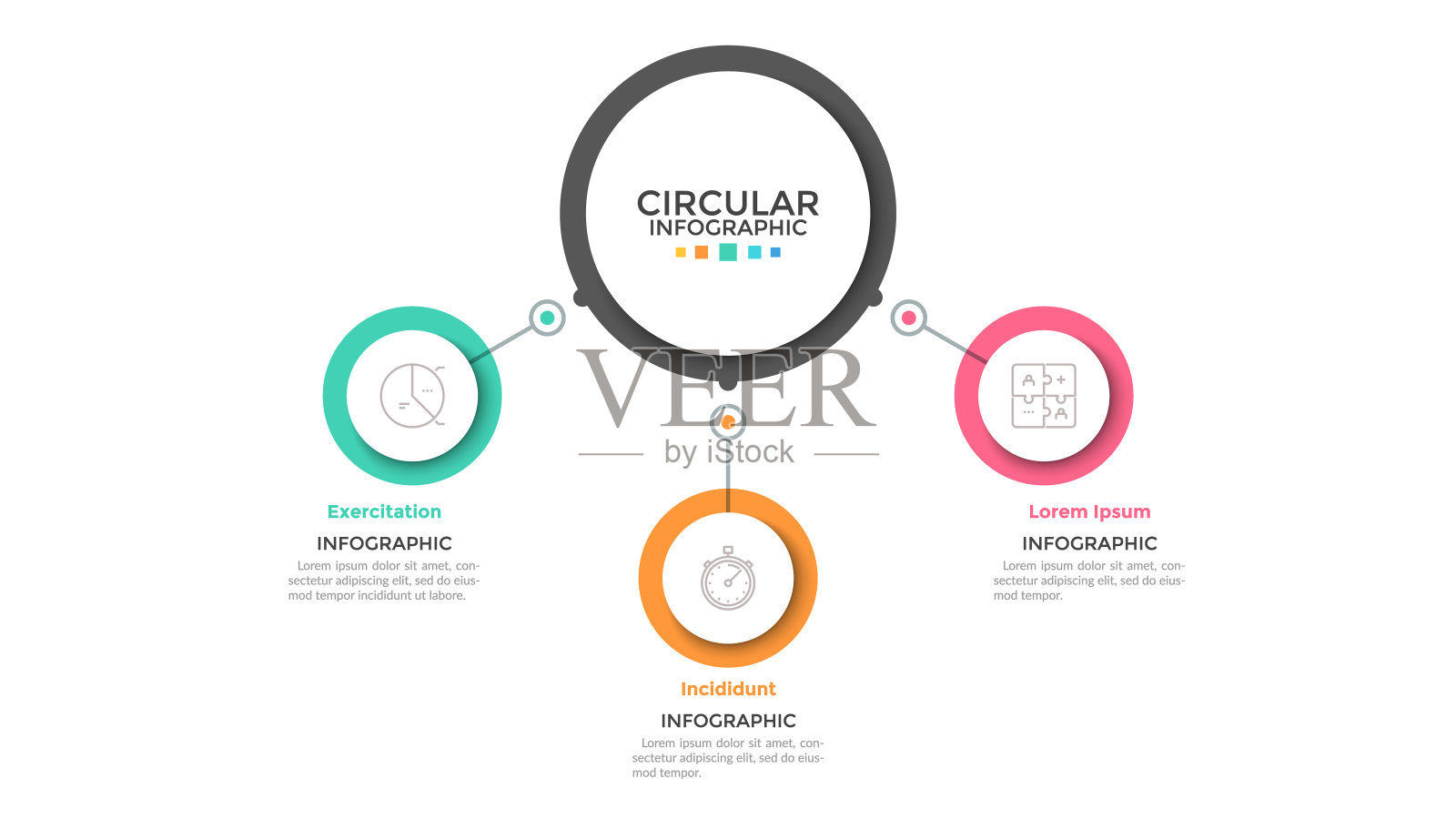 现代信息模板插画图片素材