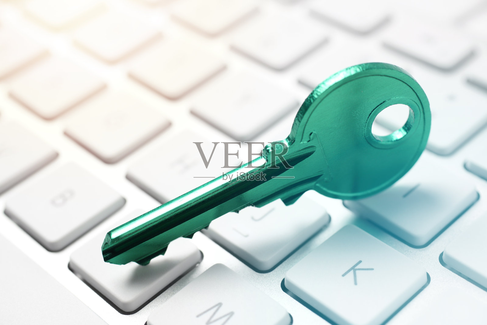 电脑键盘上的房子键的特写照片摄影图片