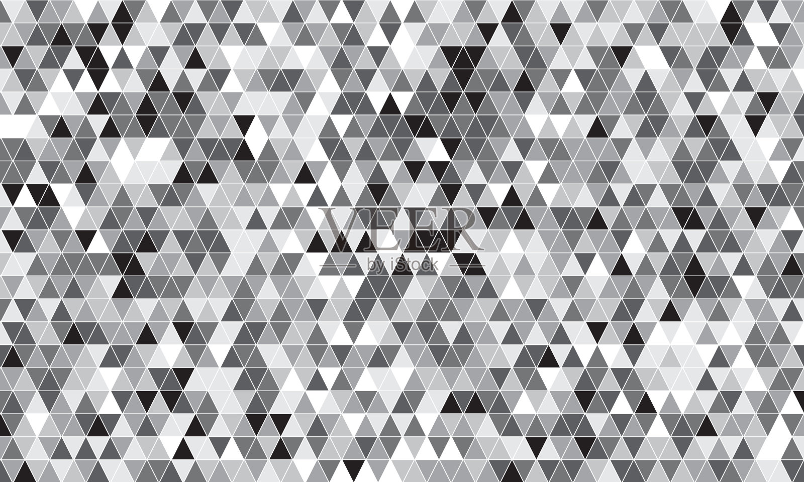 镜面银三角瓷砖。抽象的马赛克几何图案。三角形最小镜背景现代封面，广告横幅，网页。矢量银色镶嵌背景插画图片素材