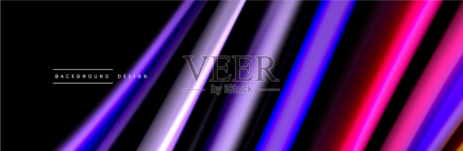 丝绸和流畅的流波海报设计色彩插画图片素材