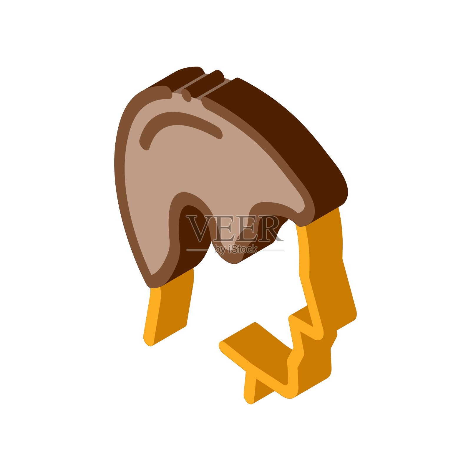 人轮廓等距图标矢量插图插画图片素材