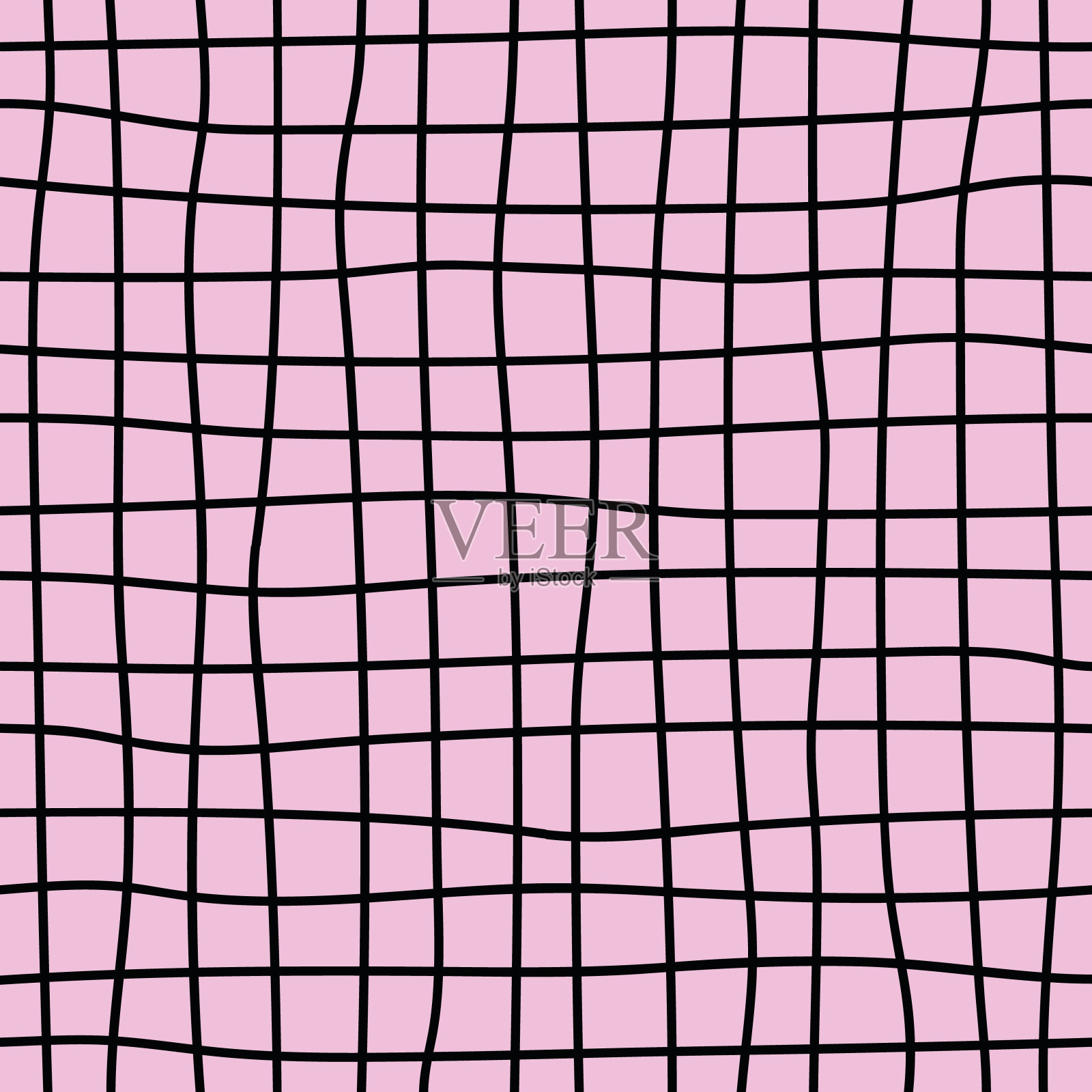 矢量涂鸦模式在粉红色和黑色插画图片素材