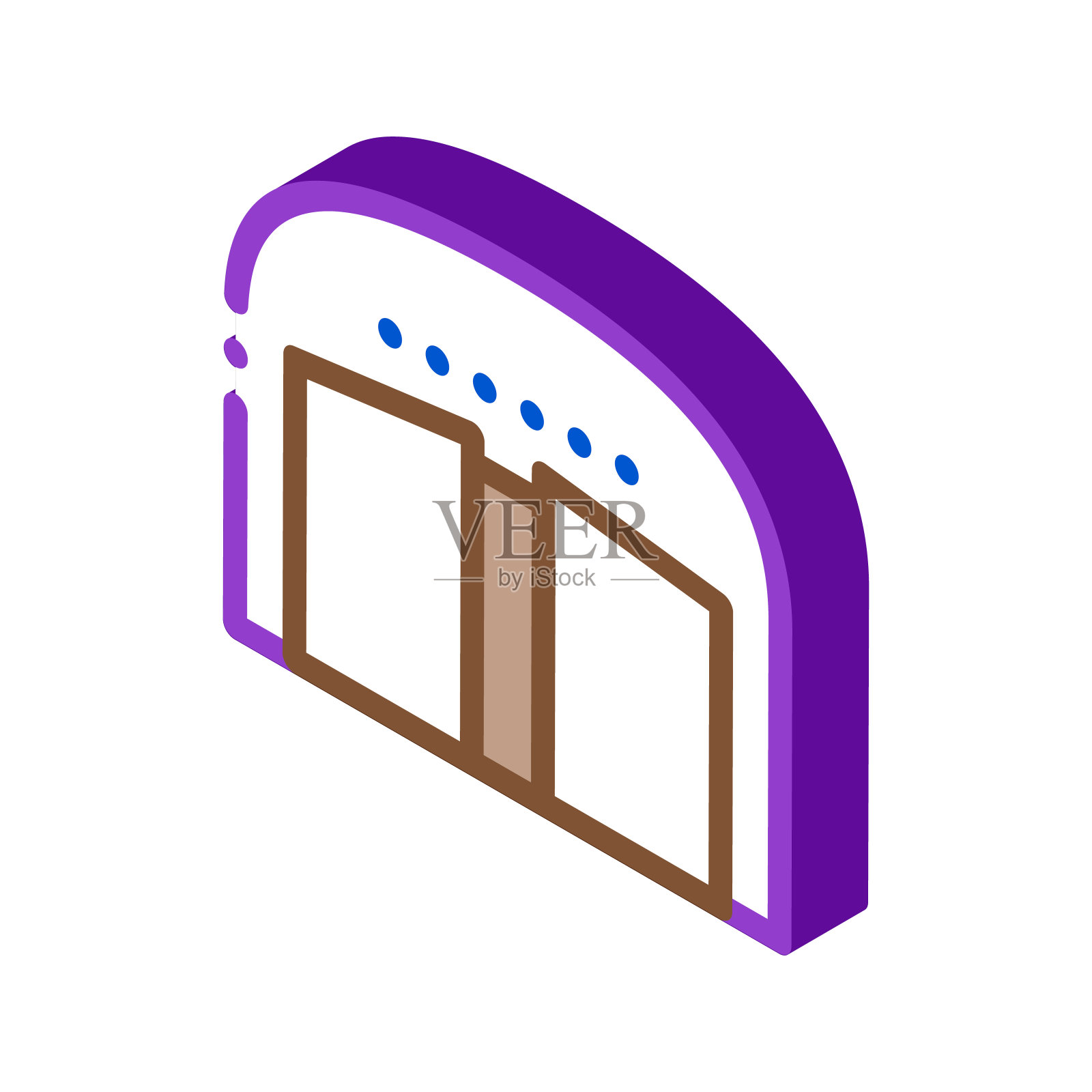 开车沙龙等角图标矢量插图插画图片素材