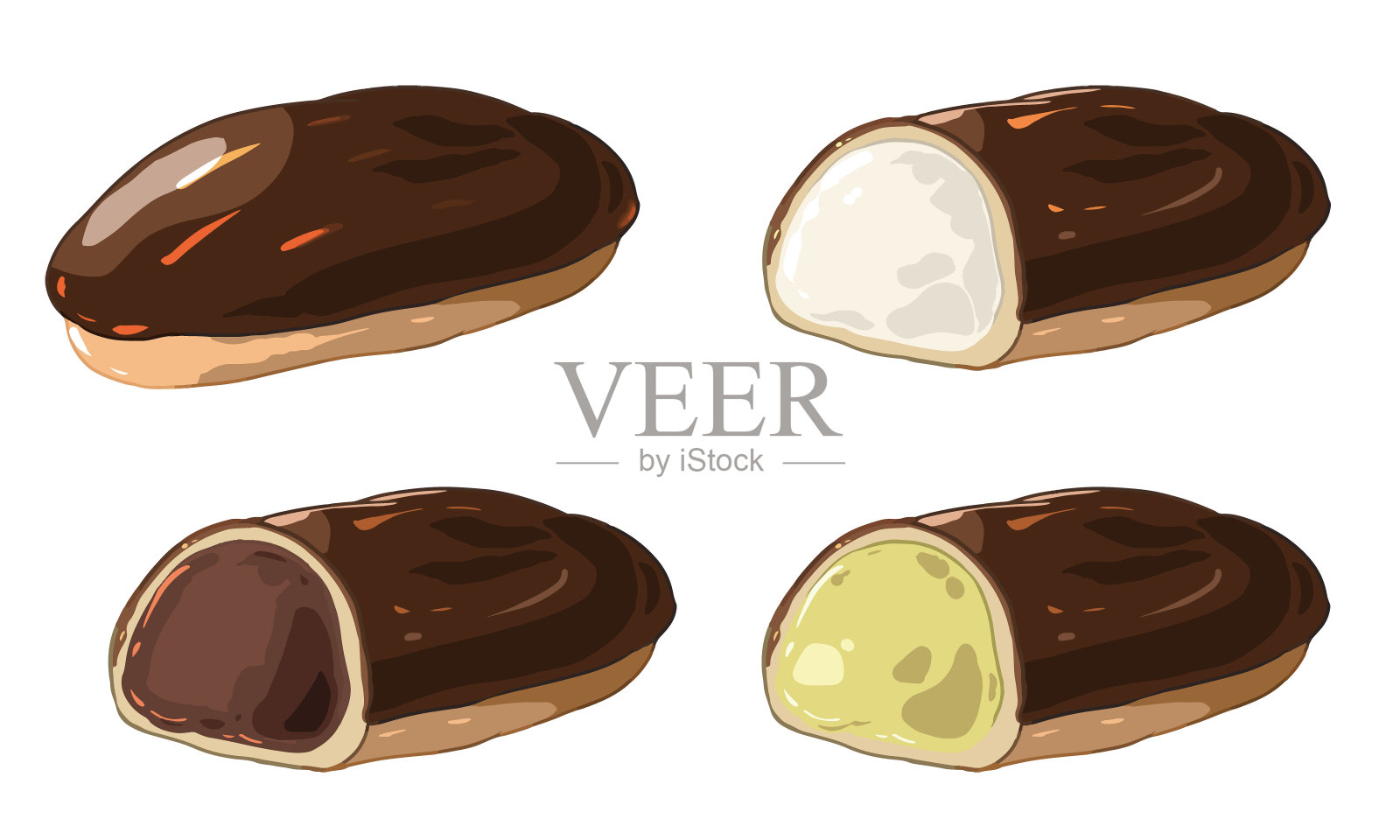 闪电插画图片素材