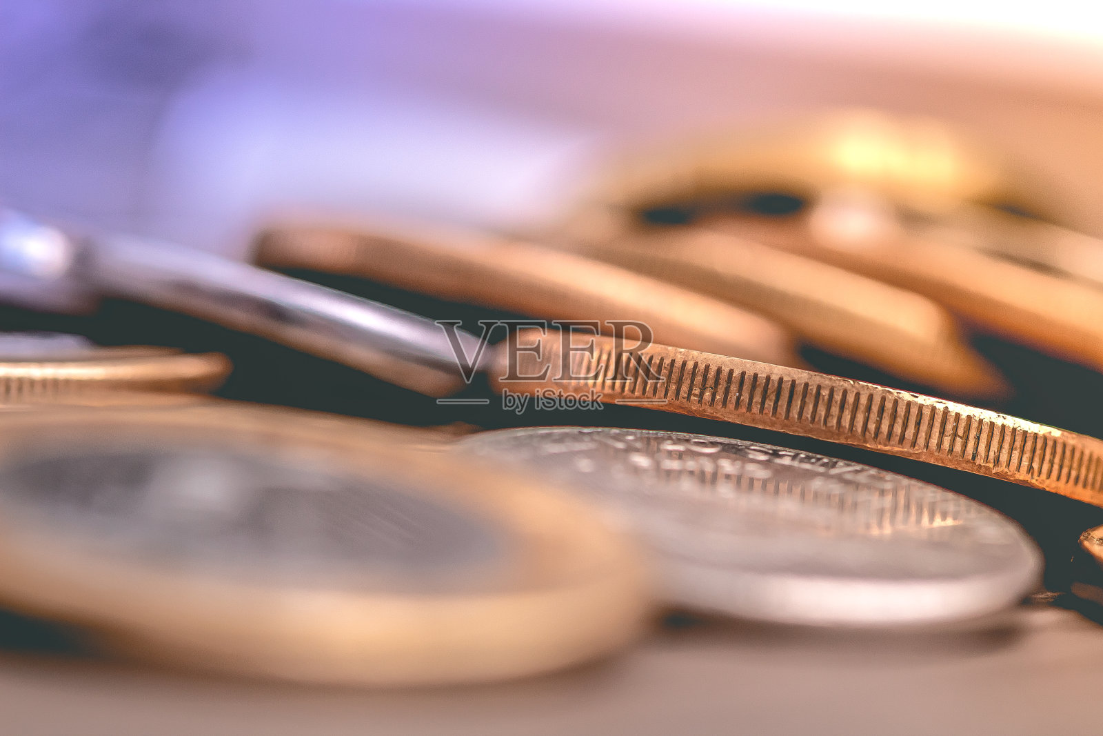 采购产品硬币，硬币银行，硬币，背景。照片摄影图片