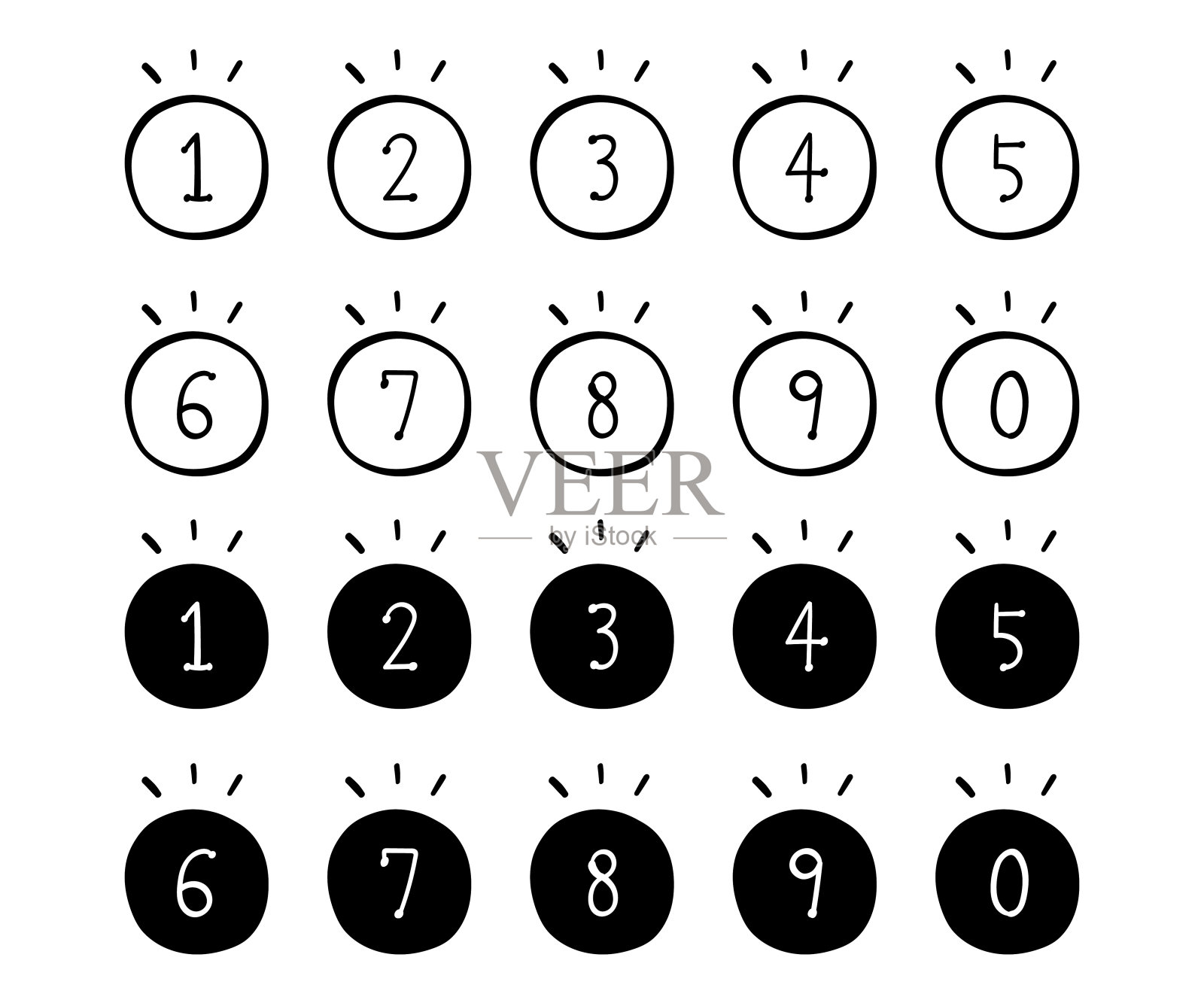 一套人物插图插画图片素材