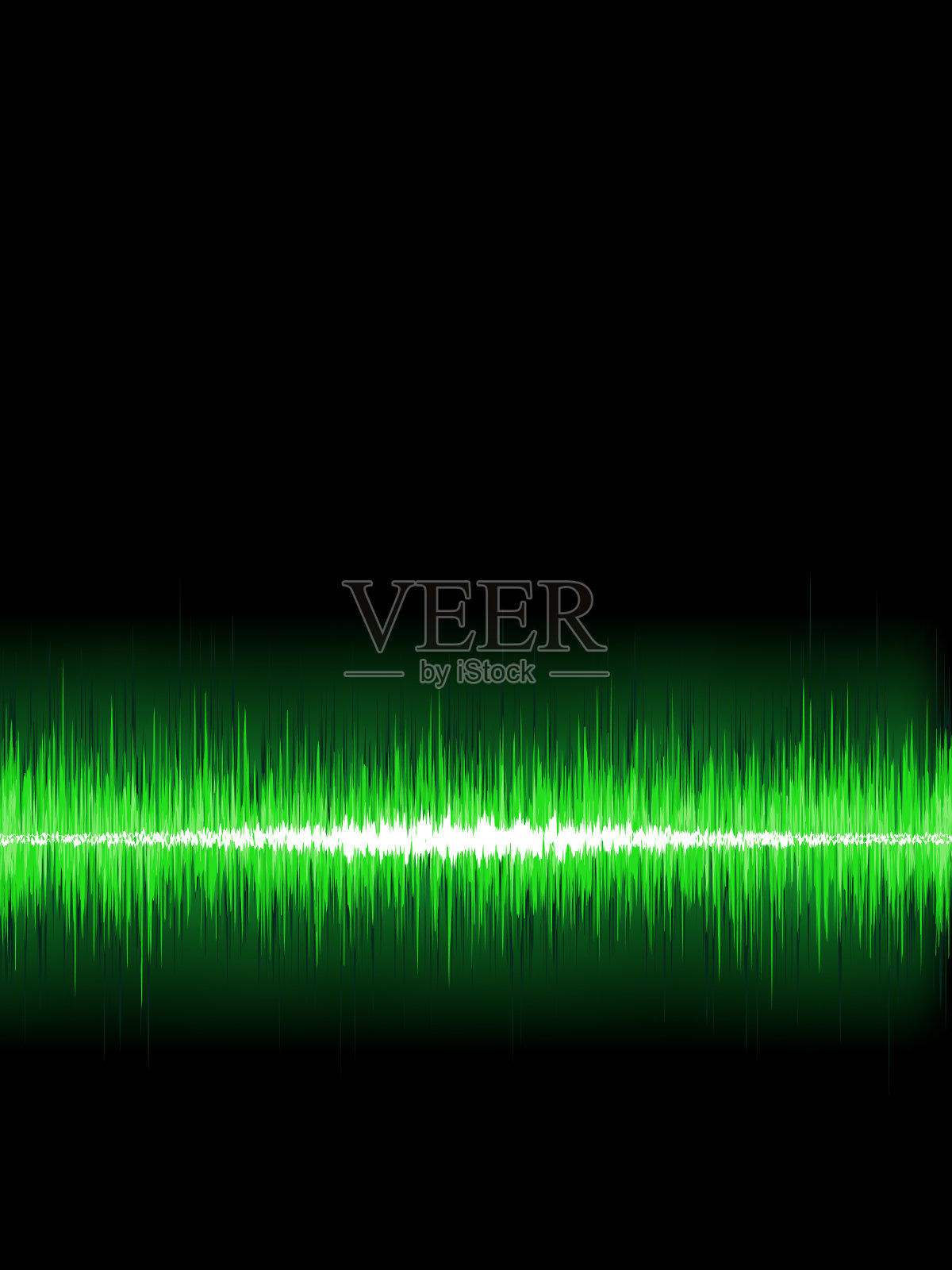 抽象的燃烧波形。EPS 8插画图片素材