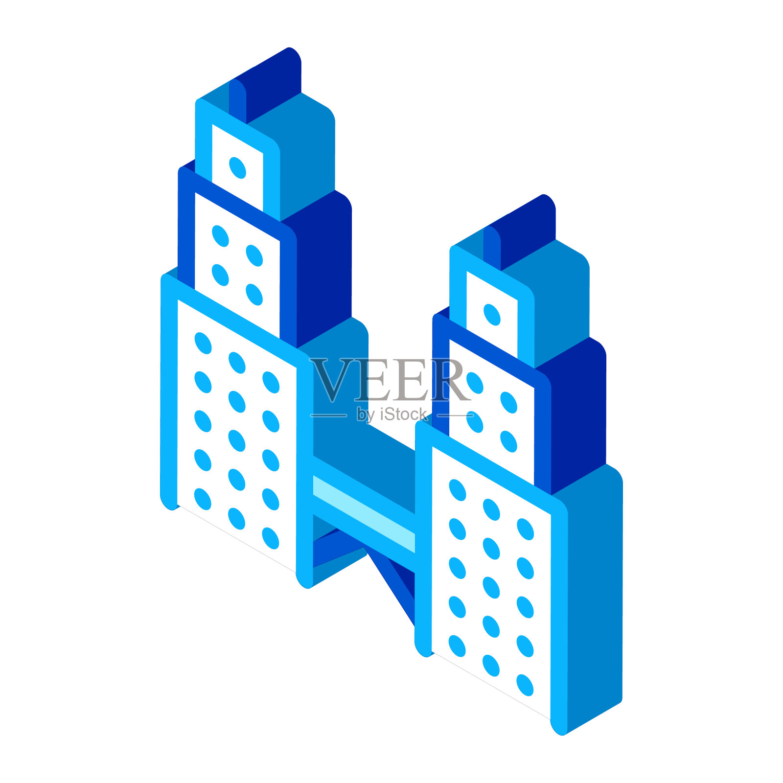 Petronas塔等距图标矢量插图插画图片素材