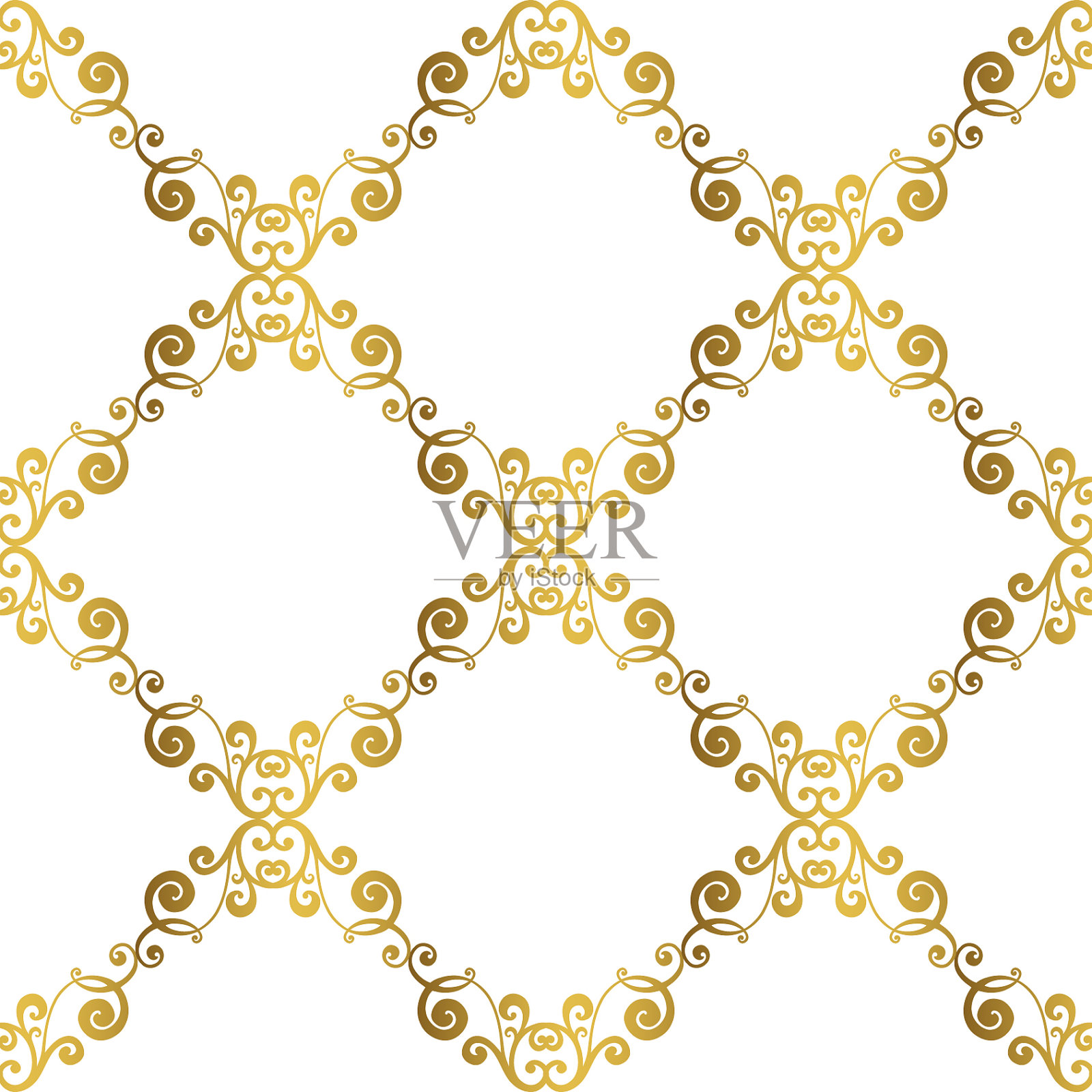 复古装饰仿古棘纹无缝图案插画图片素材