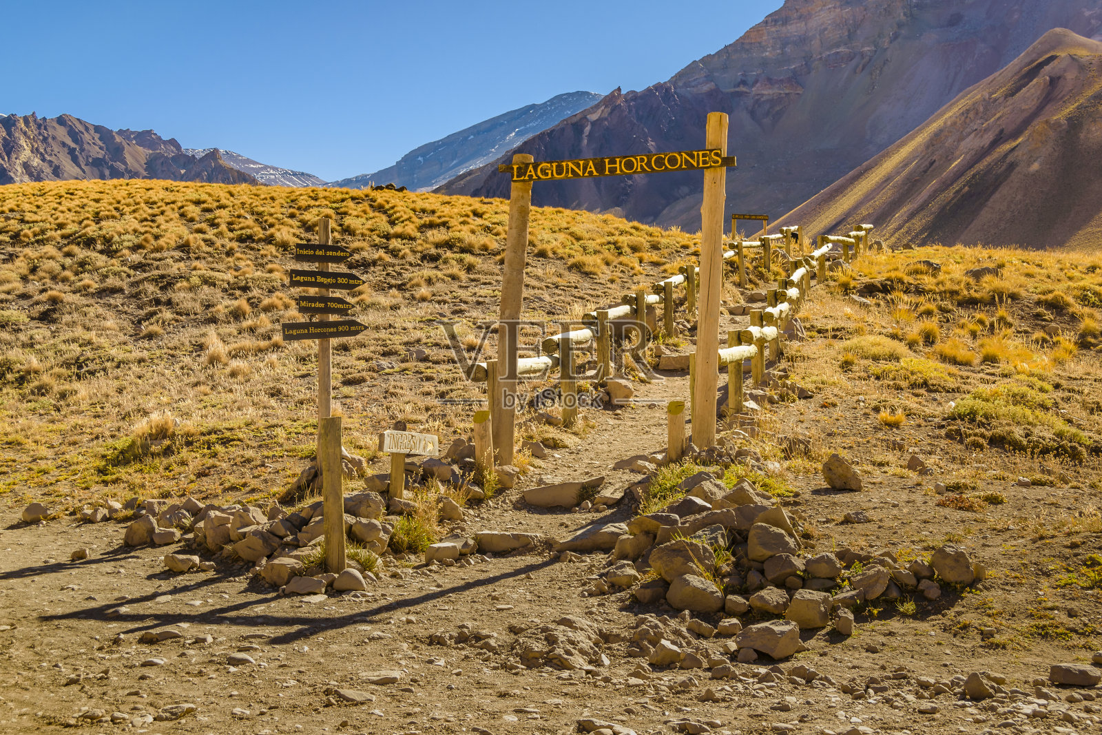 阿空加瓜国家公园，阿根廷门多萨照片摄影图片