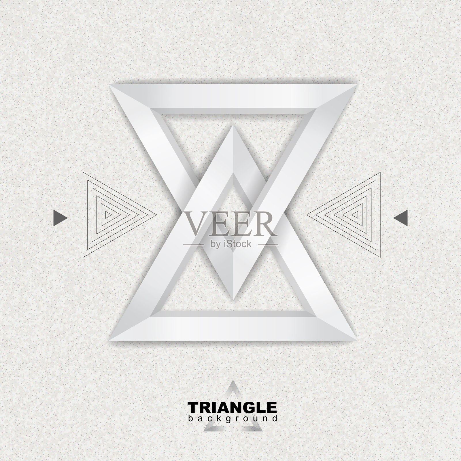 抽象的潮人多边形三角形背景。三角形模式的背景。插画图片素材