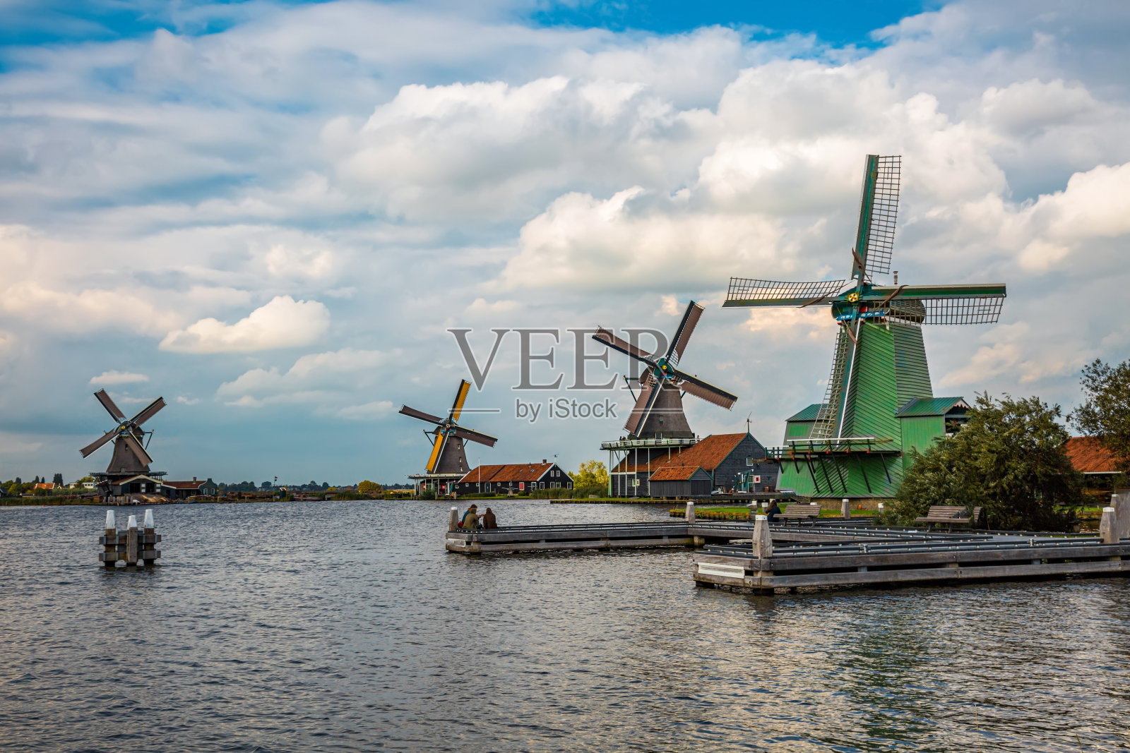 荷兰风车照片摄影图片