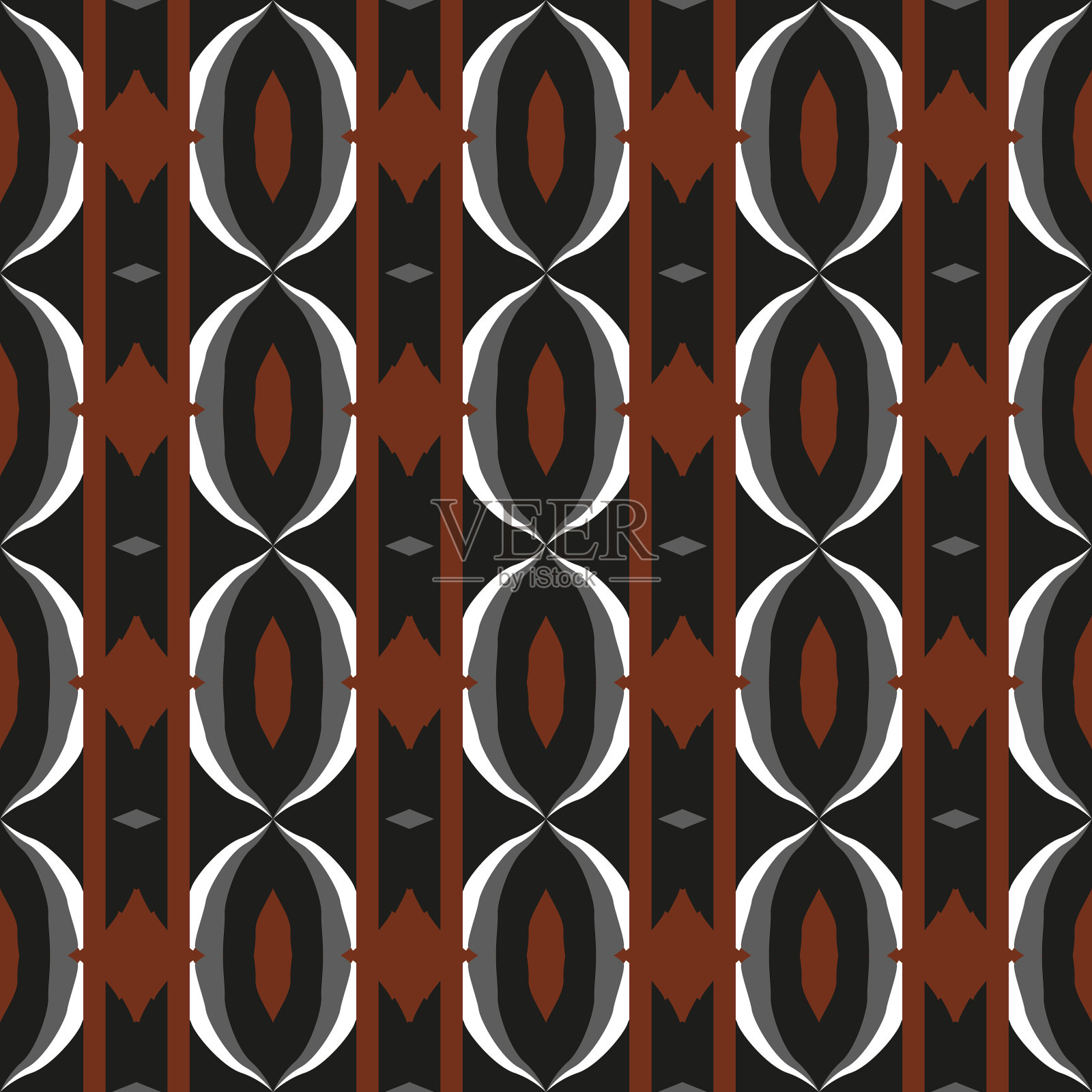 无缝彩色图案几何背景插画图片素材