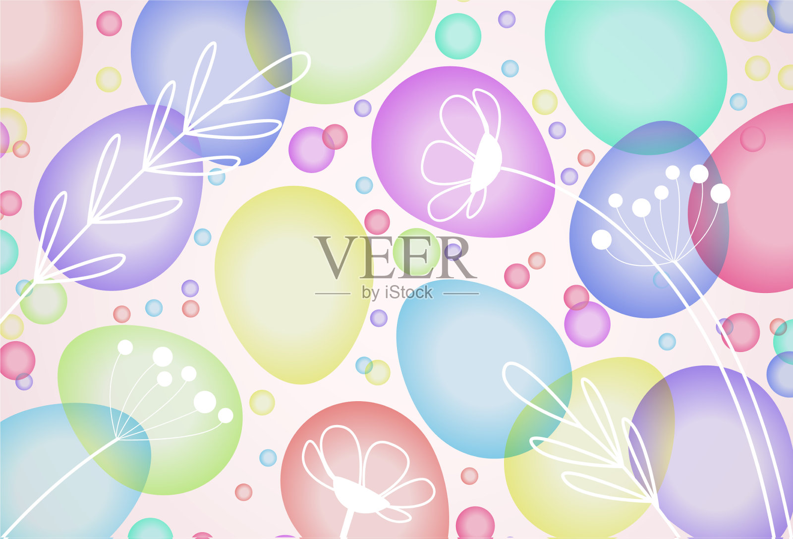 背景复活节快乐插画图片素材