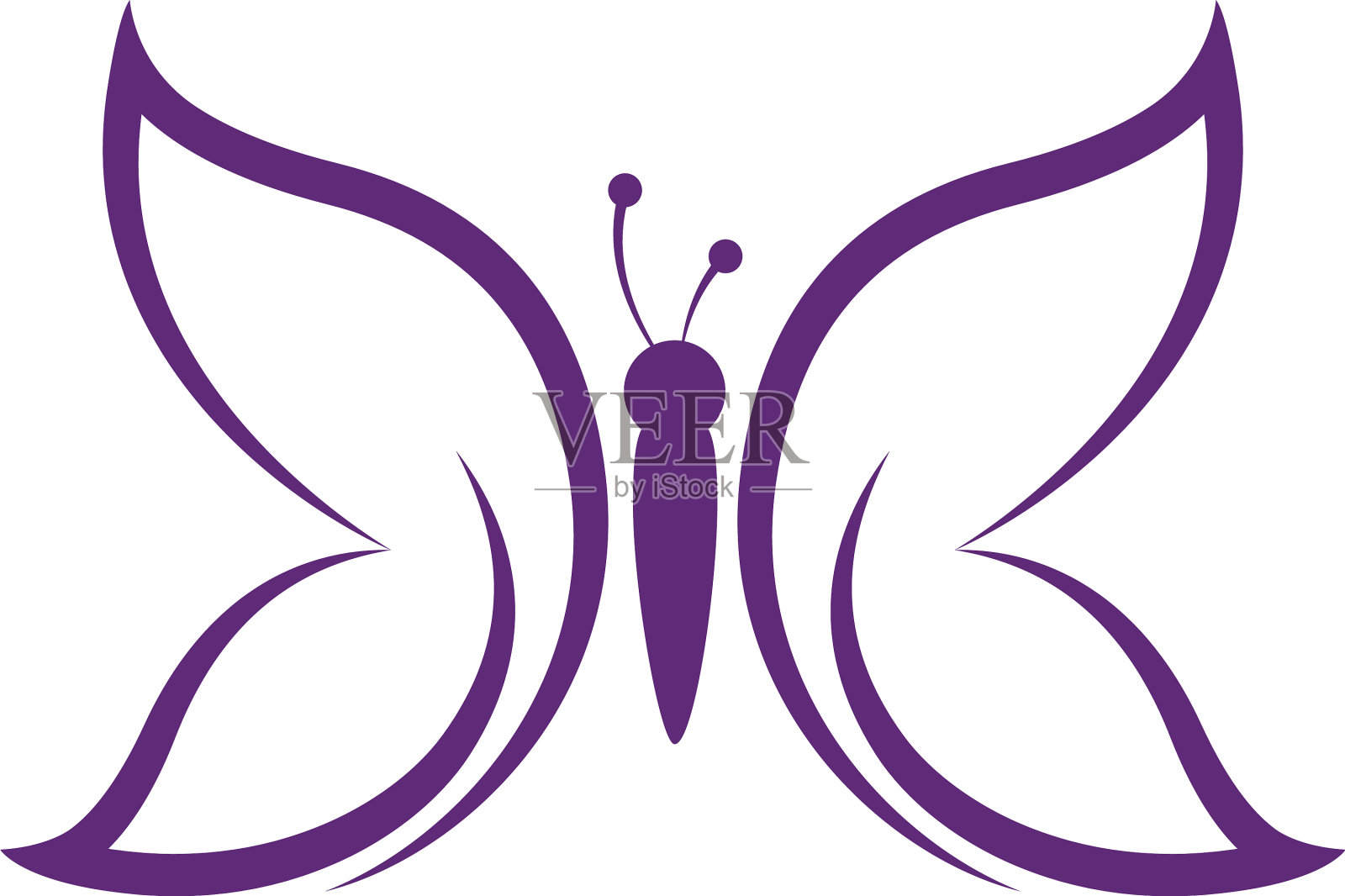 美丽蝴蝶图标设计设计元素图片