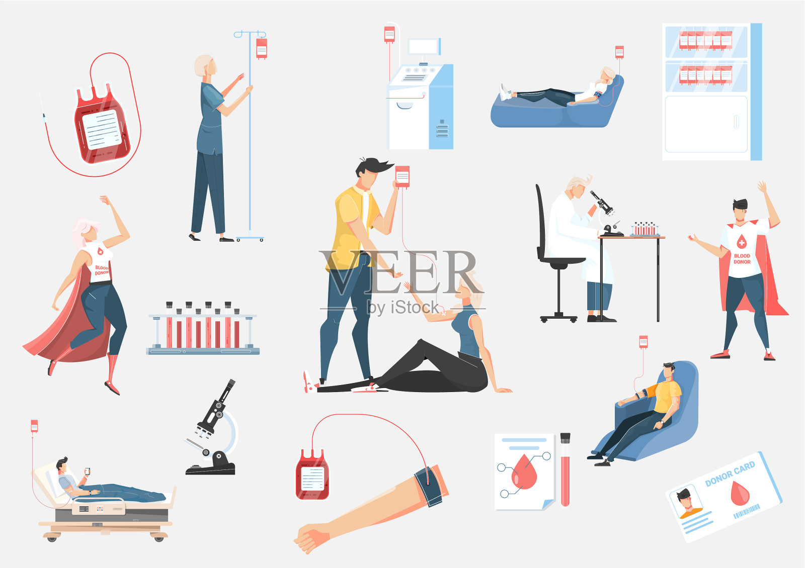 献血集图标素材