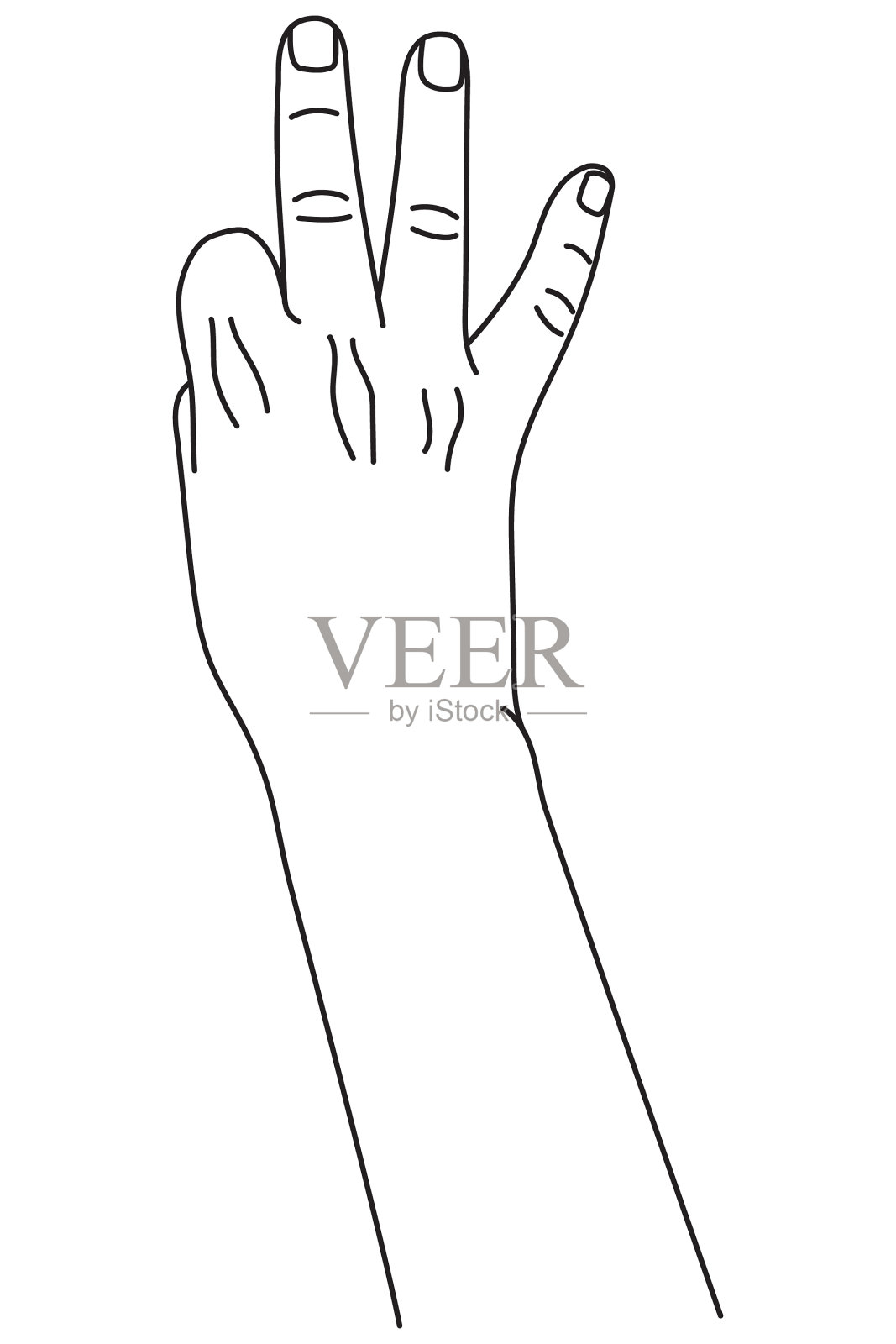 第三，手势。设计元素图片