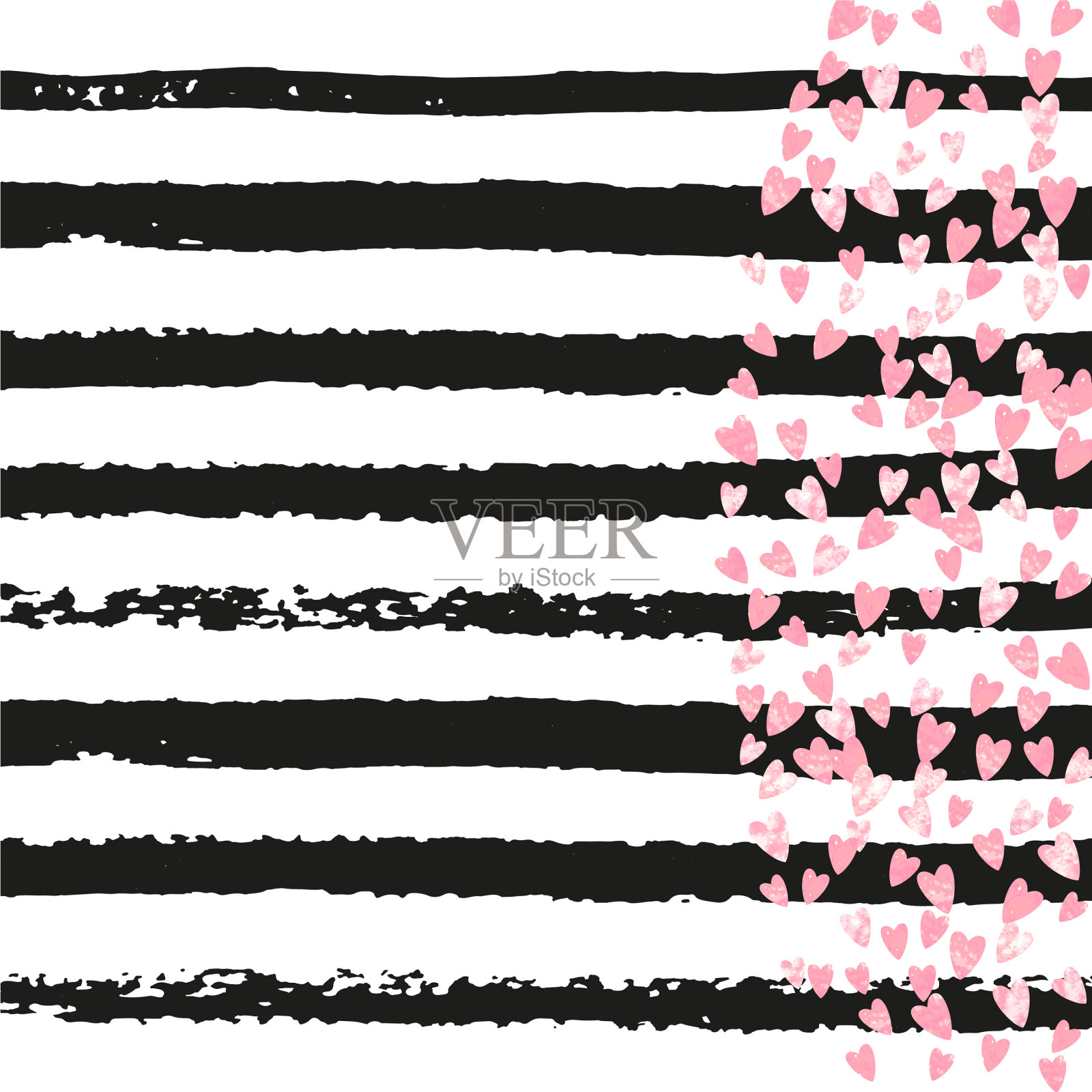 金光闪闪的五彩纸屑，点缀着点点插画图片素材