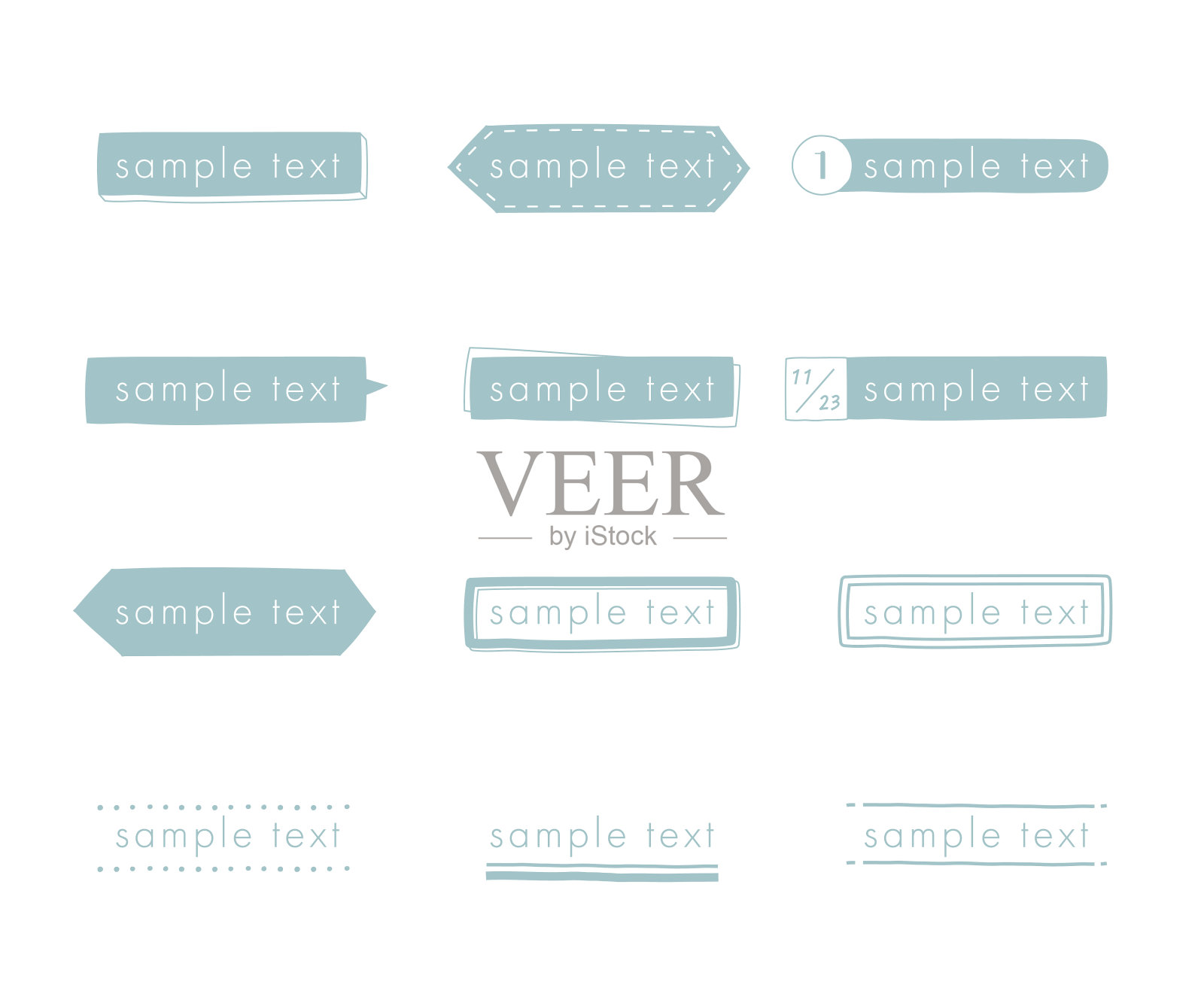集标题索引模板，框架，装饰，装饰插画图片素材