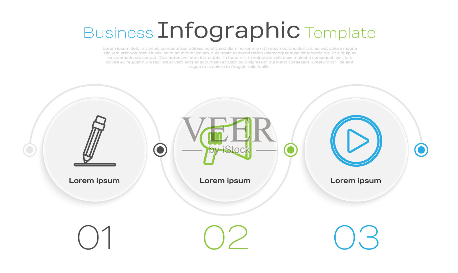 设置线铅笔和橡皮扩音器，并发挥插画图片素材