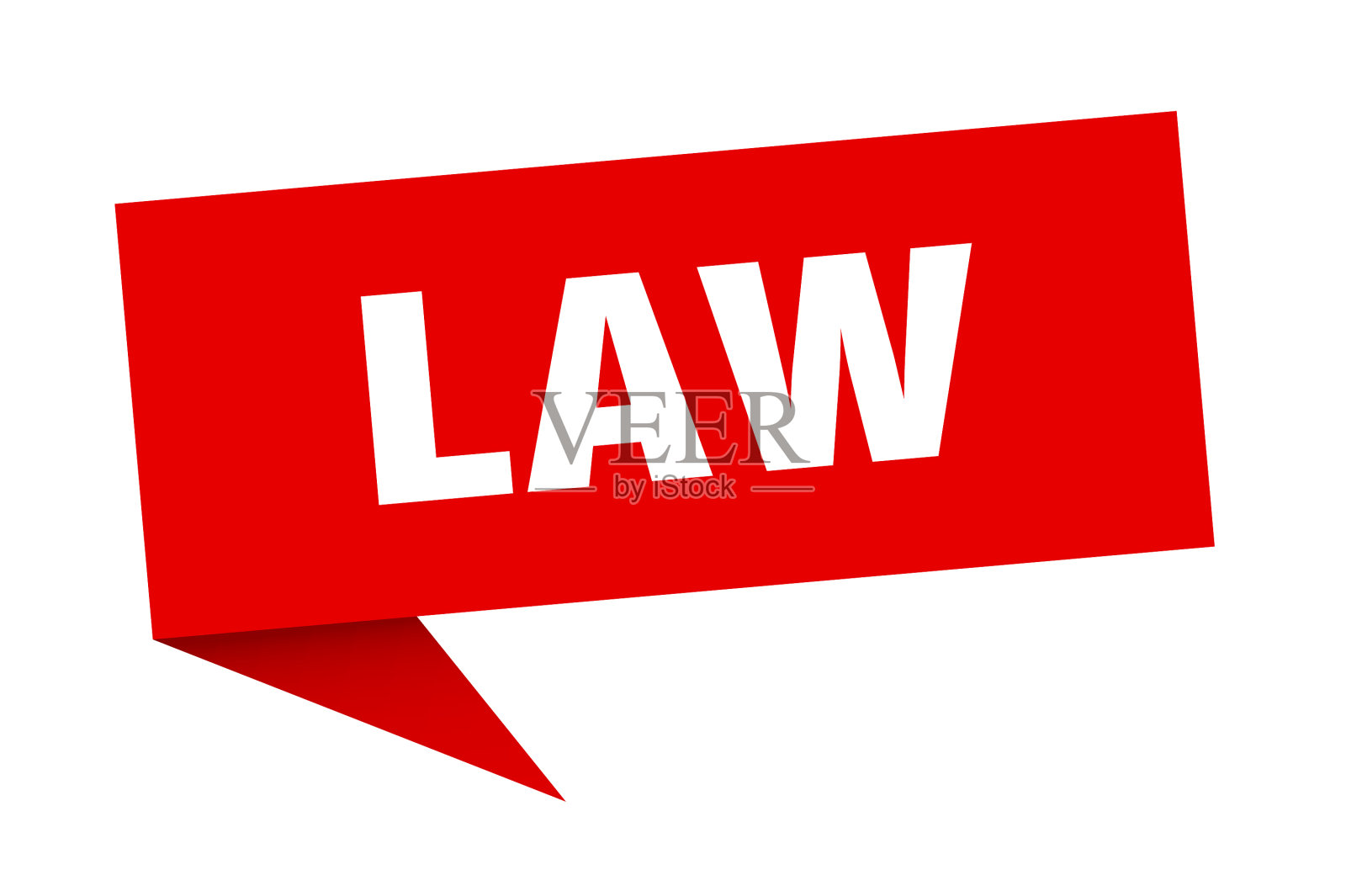 法律演讲泡泡法律丝带签署法律旗帜插画图片素材