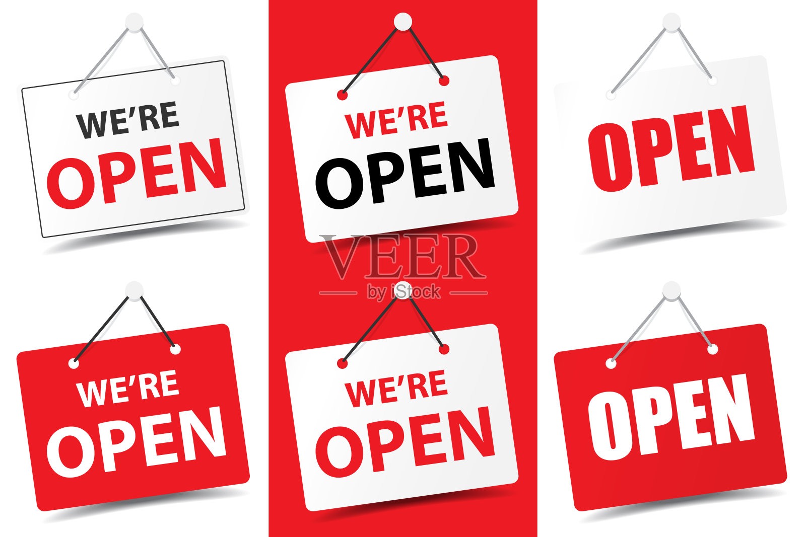 白色背景下文本的特写镜头插画图片素材