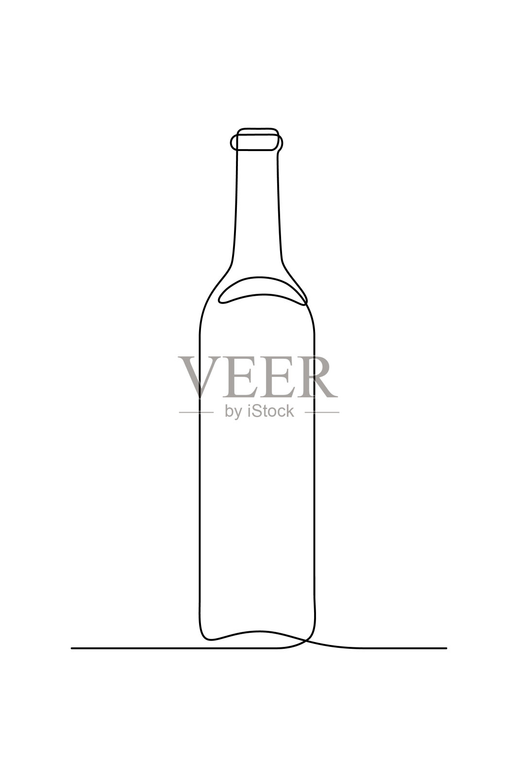 玻璃瓶设计元素图片