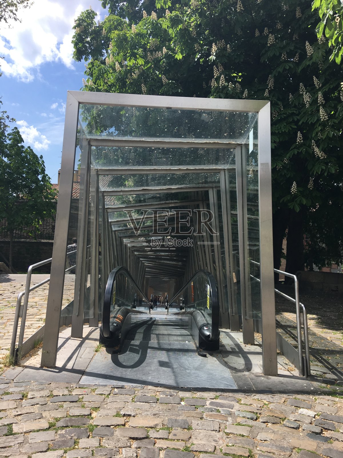 机械楼梯照片摄影图片