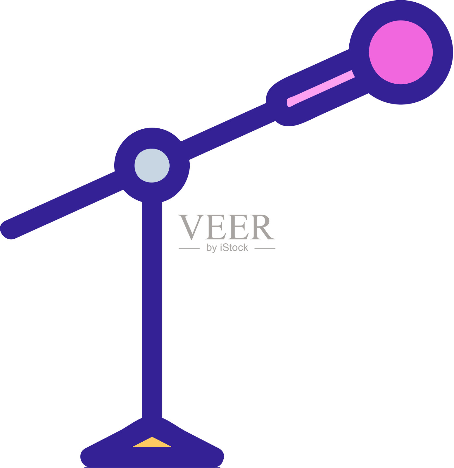 麦克风图标孤立轮廓符号图标素材