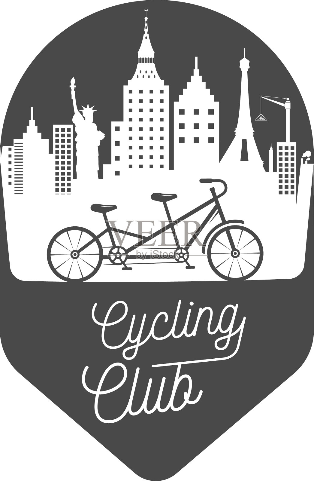 周期俱乐部标识设计元素图片