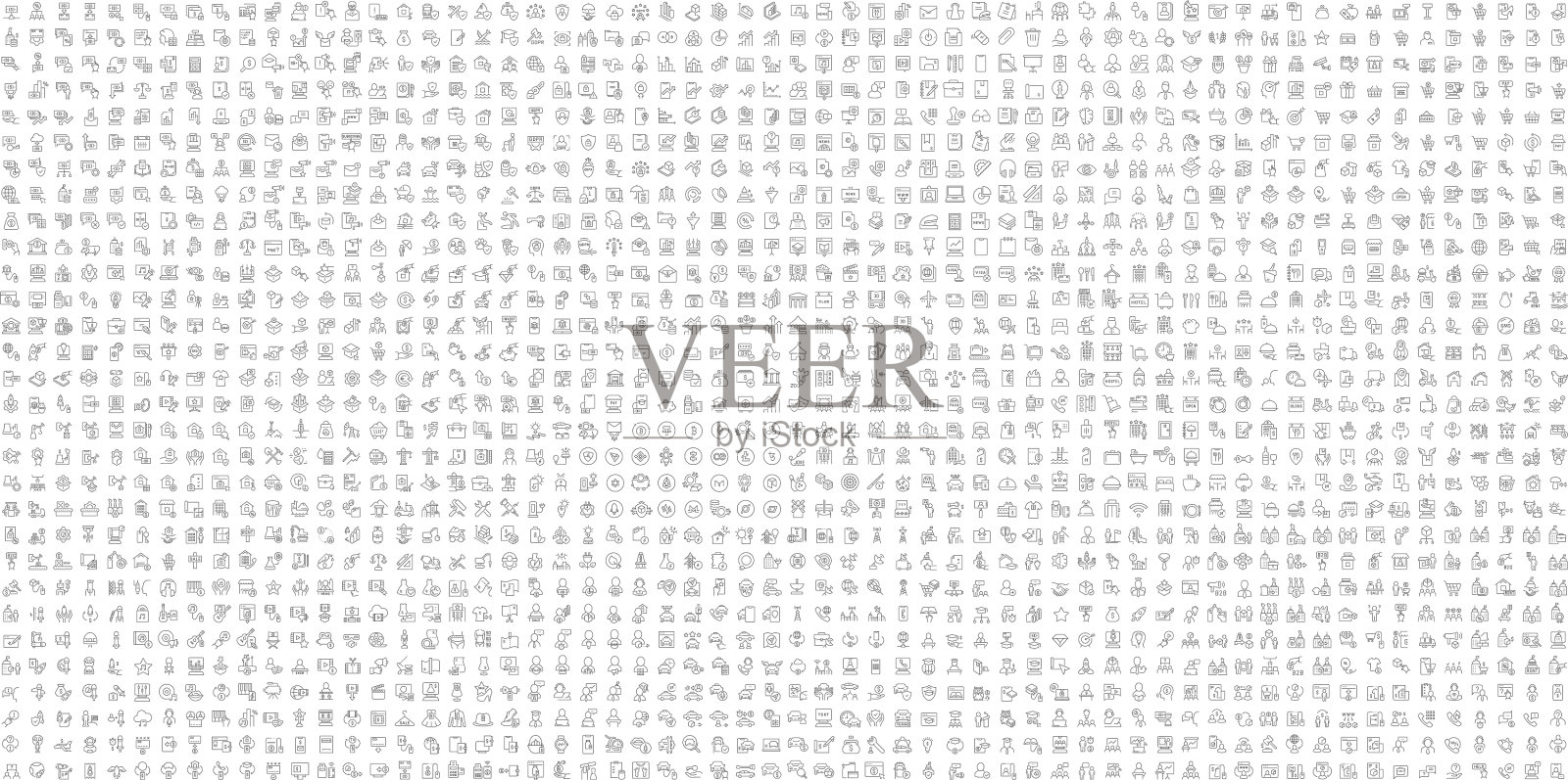 设置线性图标业务图标素材