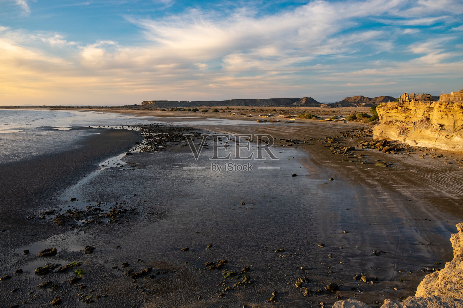 空的海滩照片摄影图片