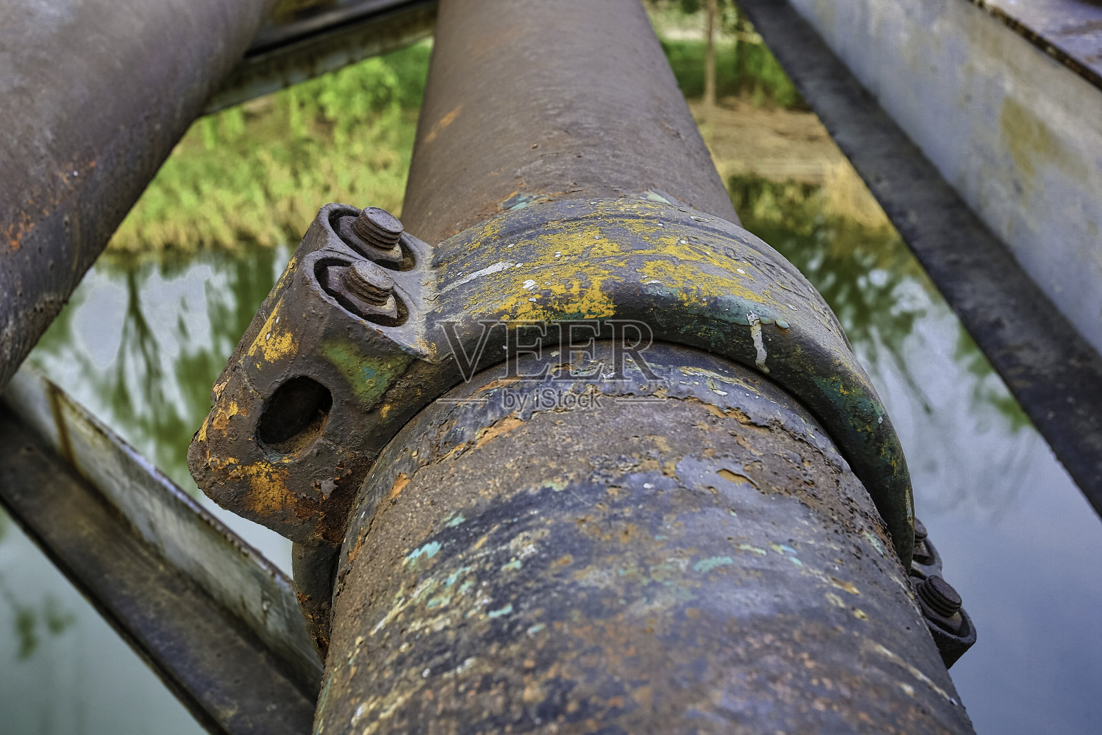 浪费工业管道照片摄影图片