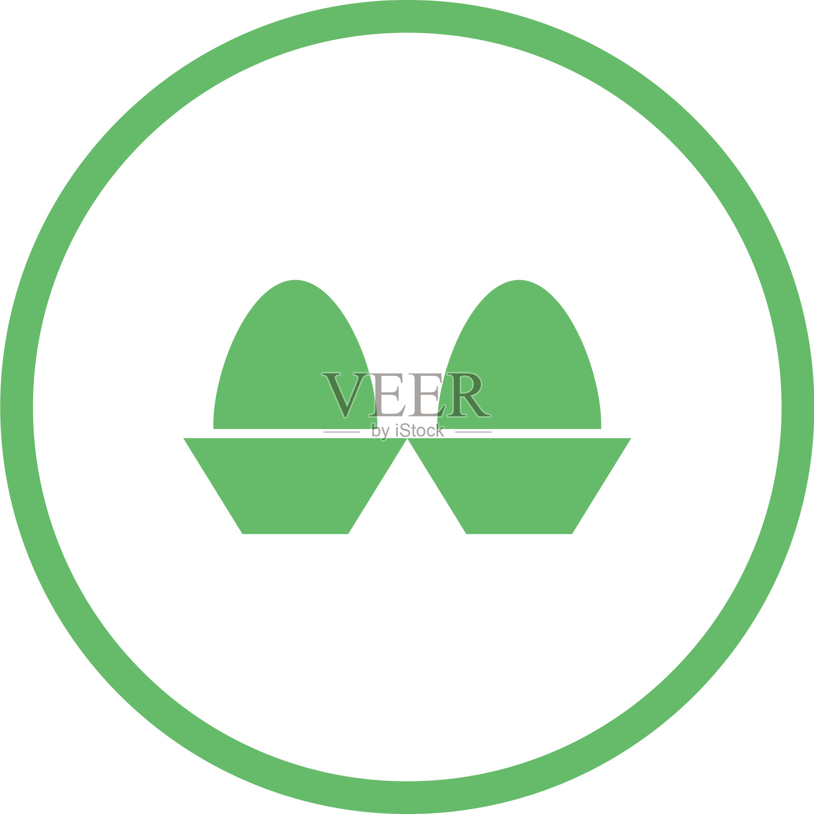 漂亮的蛋字形图标图标素材