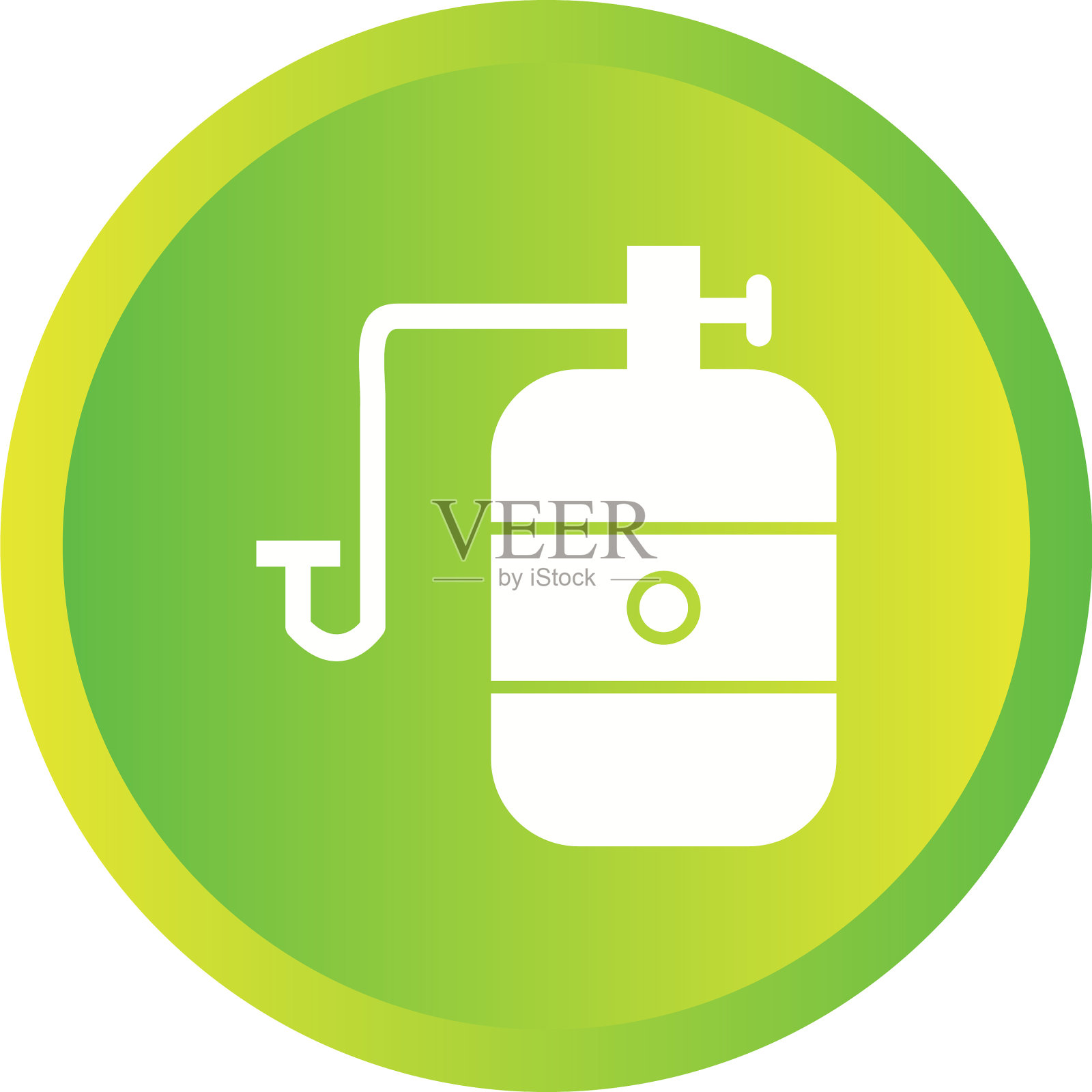 美丽的圆柱字形图标插画图片素材