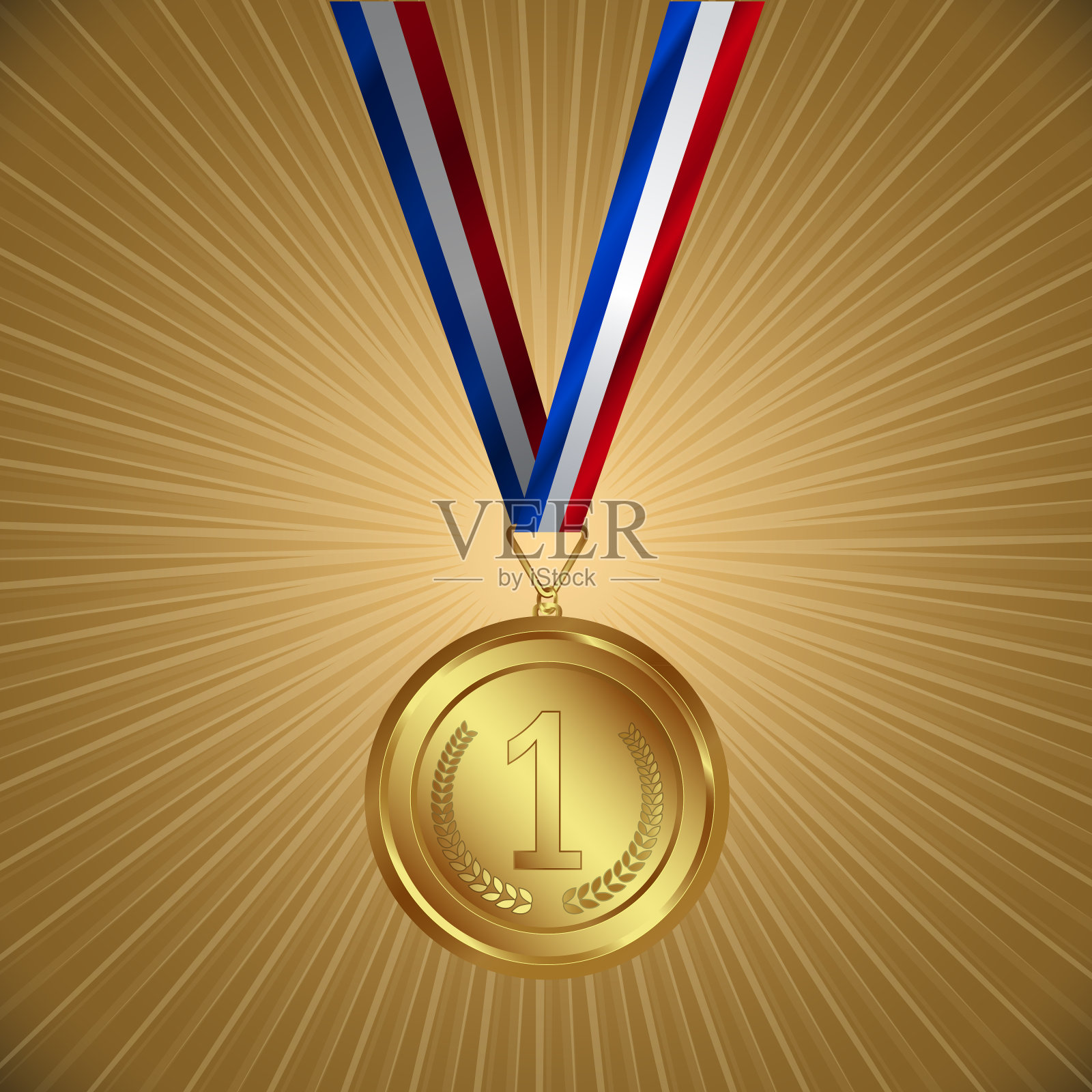 在Vector中创建的奖章插画图片素材