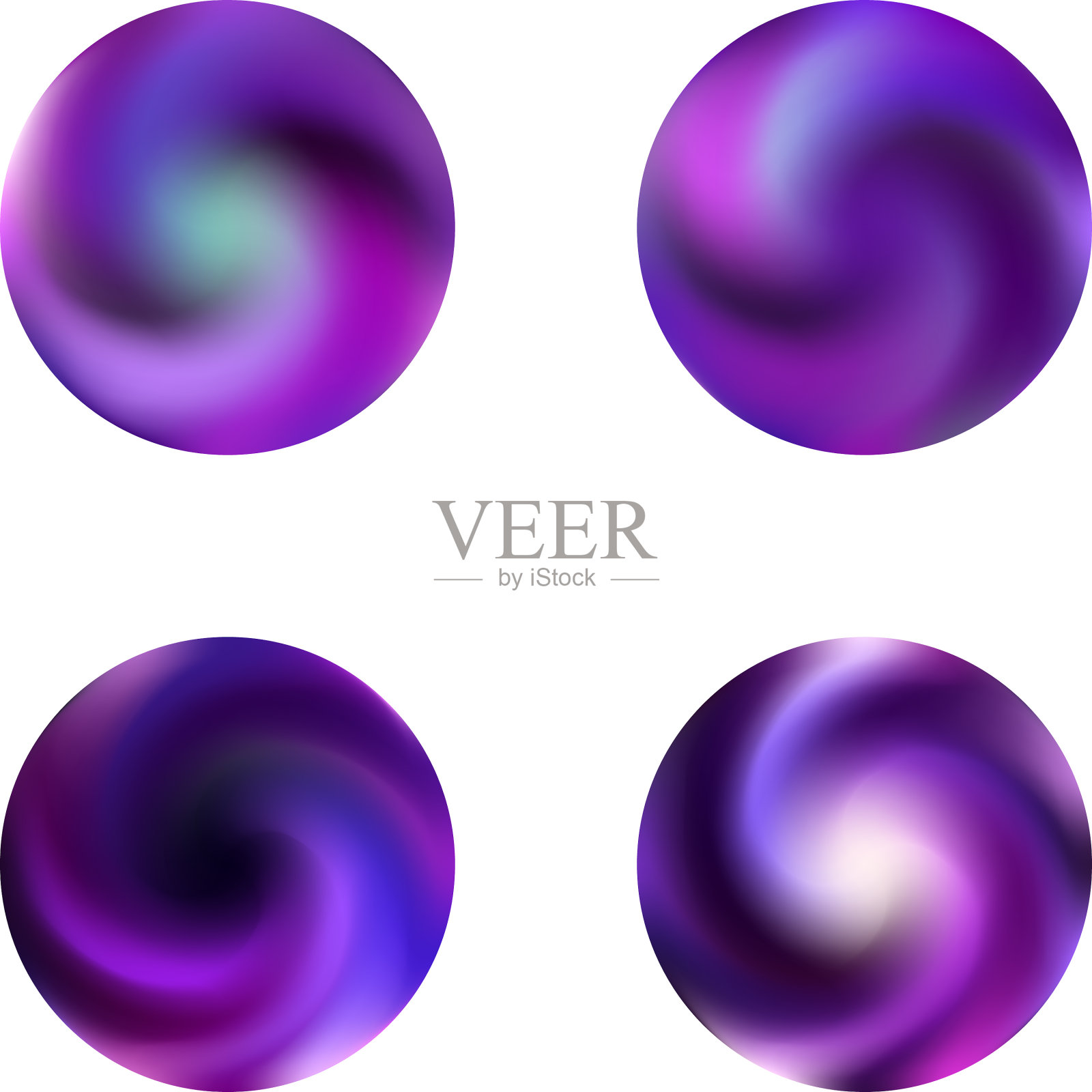 渐变背景形成一个形状插画图片素材