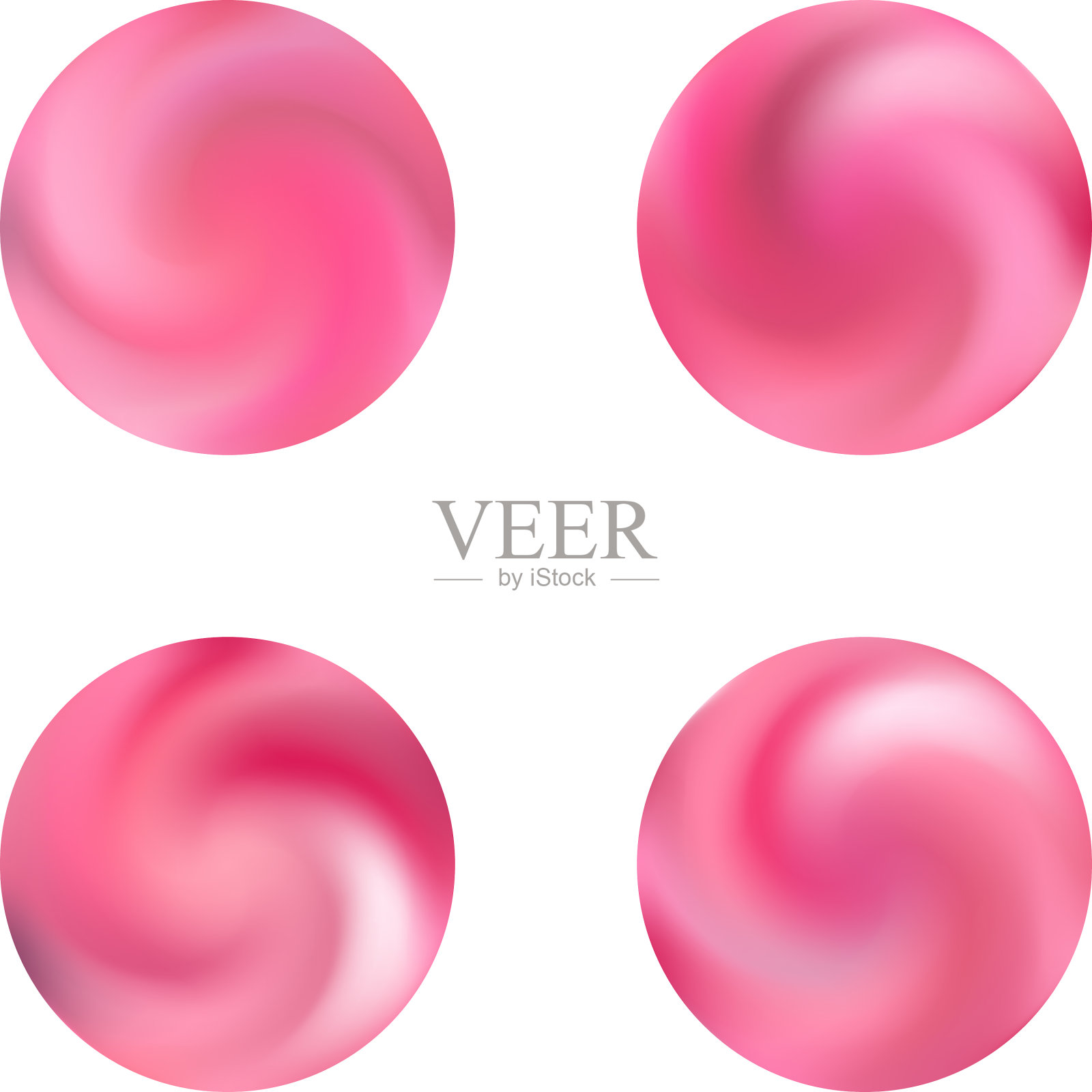 渐变背景形成一个形状插画图片素材