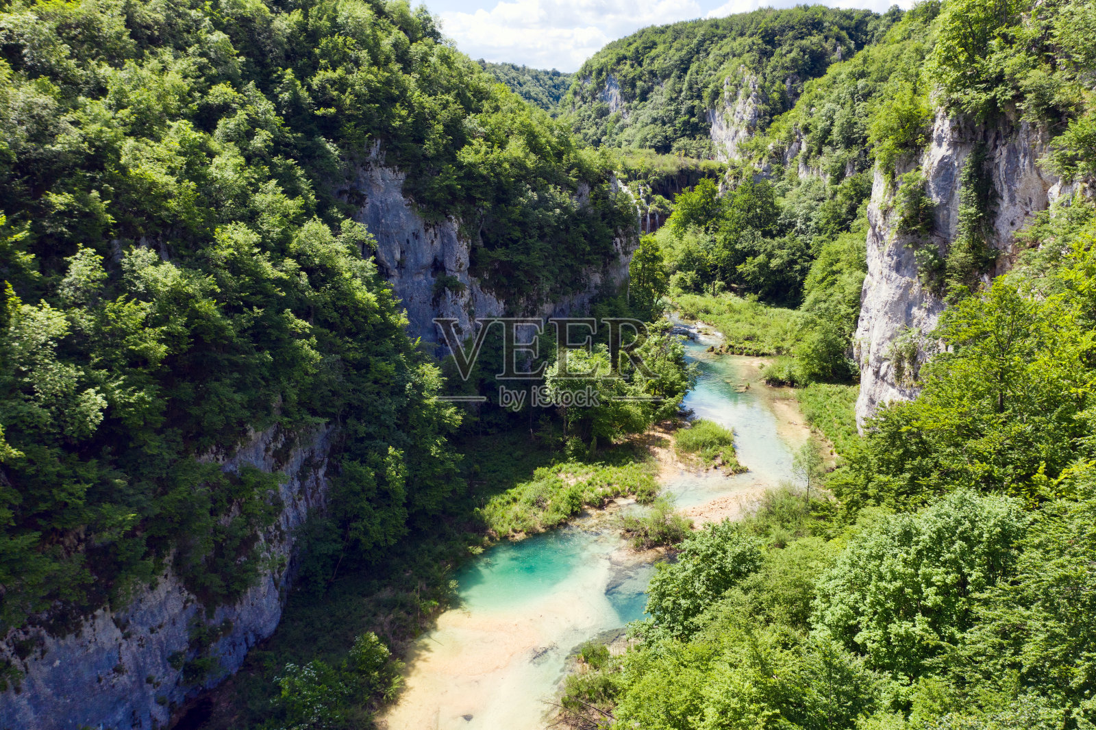普利特维奇湖照片摄影图片