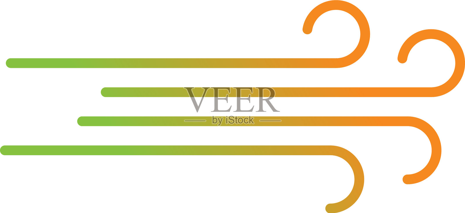 独特的风线图标插画图片素材