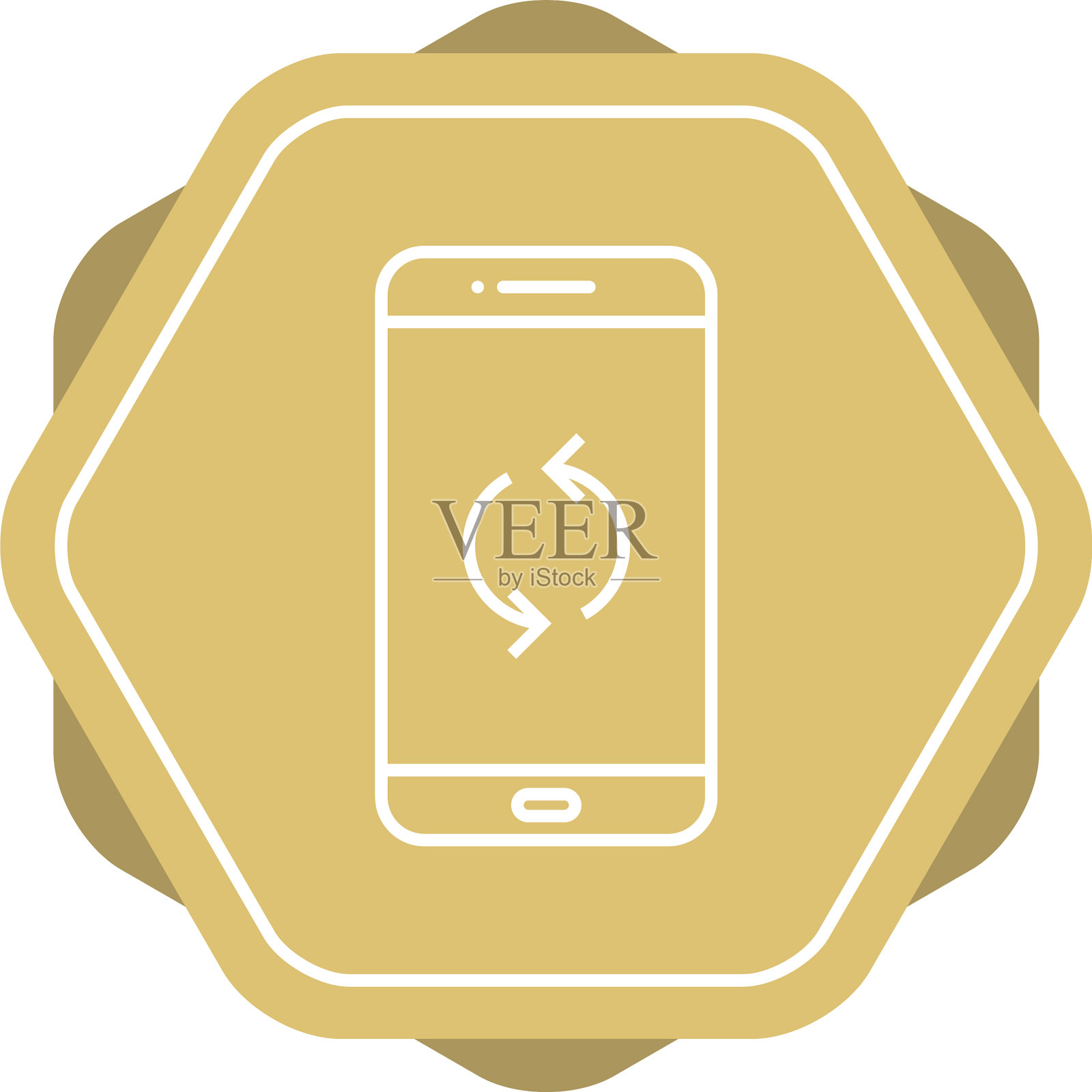 唯一的同步线图标插画图片素材