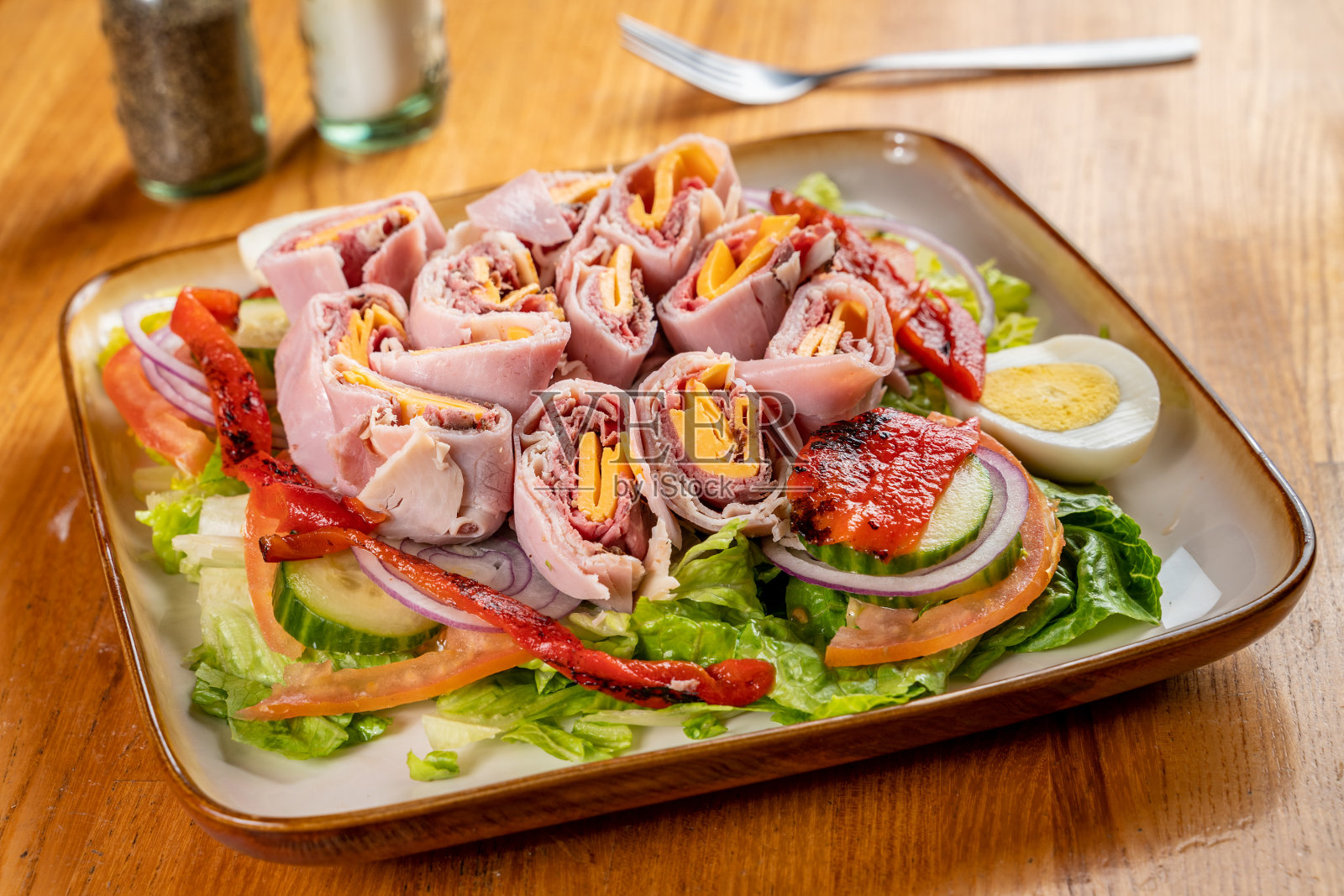 厨师沙拉照片摄影图片