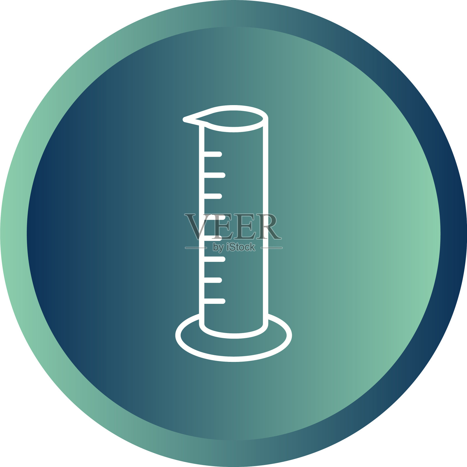 独特的气缸刻度线图标插画图片素材