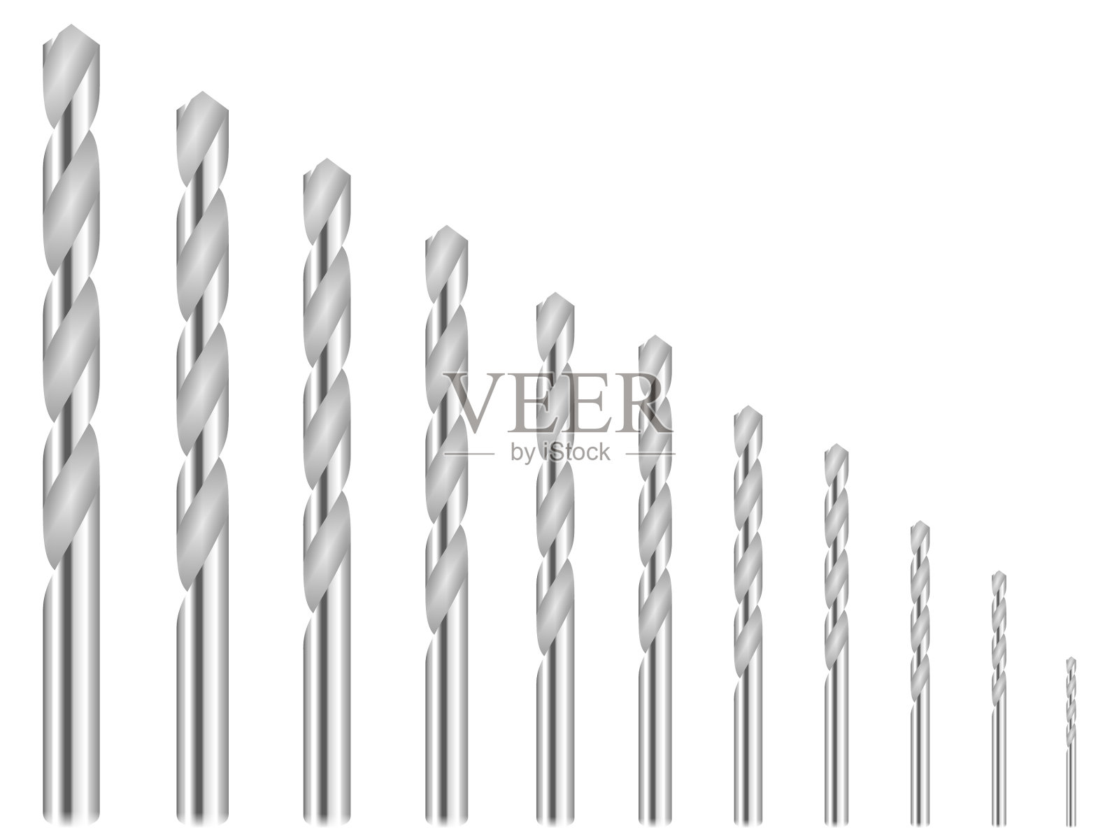 钻头插画图片素材