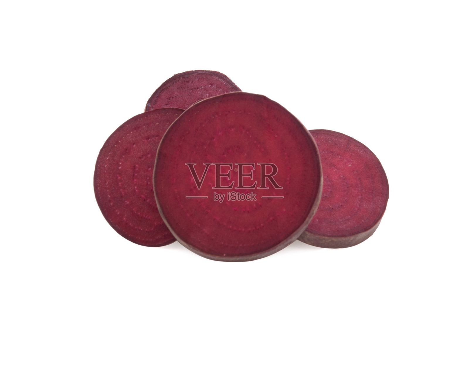 在白色背景上分离的新鲜甜菜根照片摄影图片