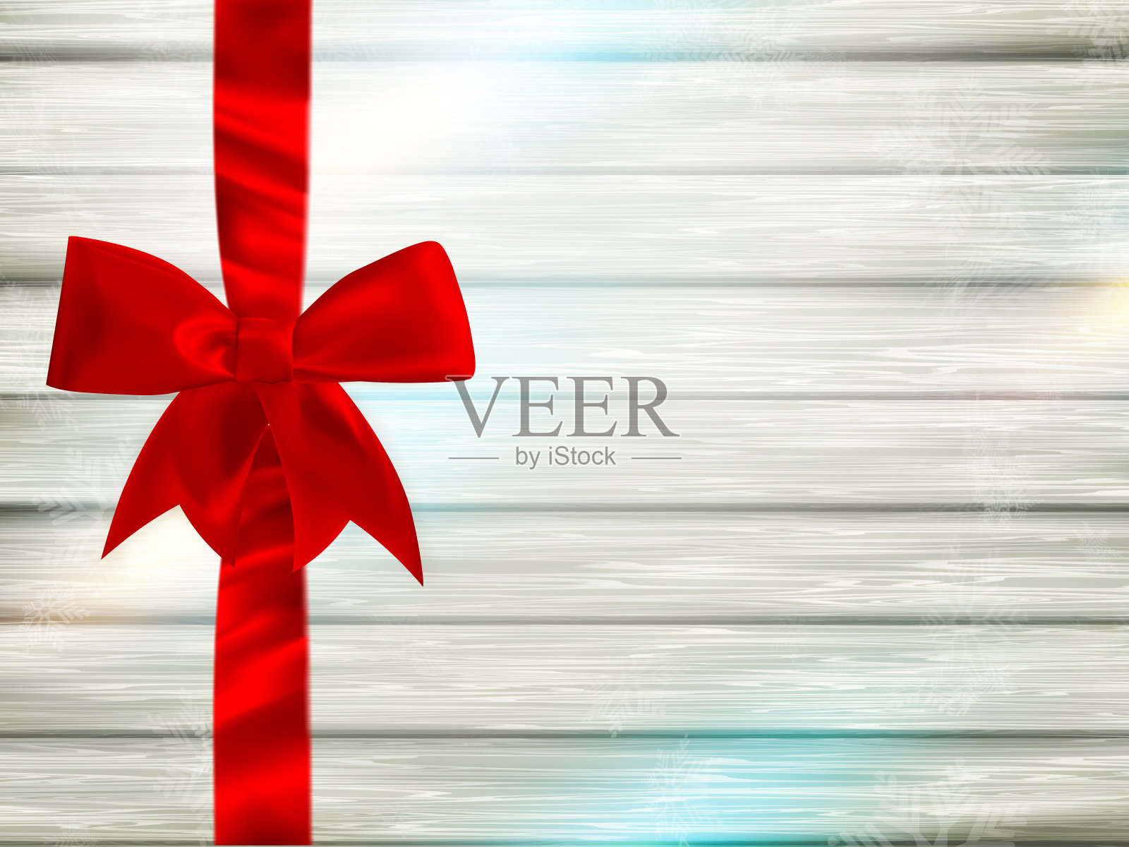 红色丝带和蝴蝶结，EPS 10插画图片素材