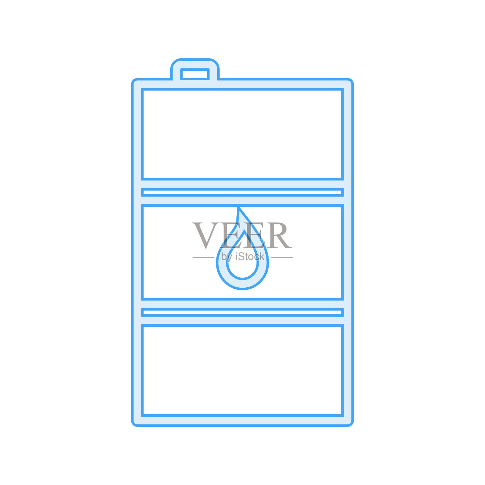 独特的油桶线图标插画图片素材