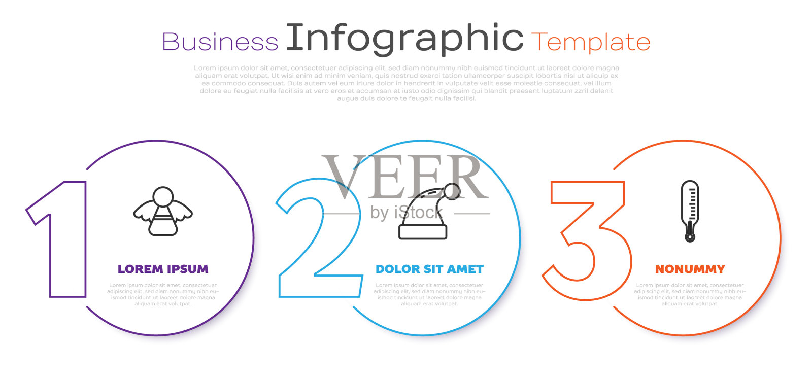 设行圣诞天使圣诞老人插画图片素材